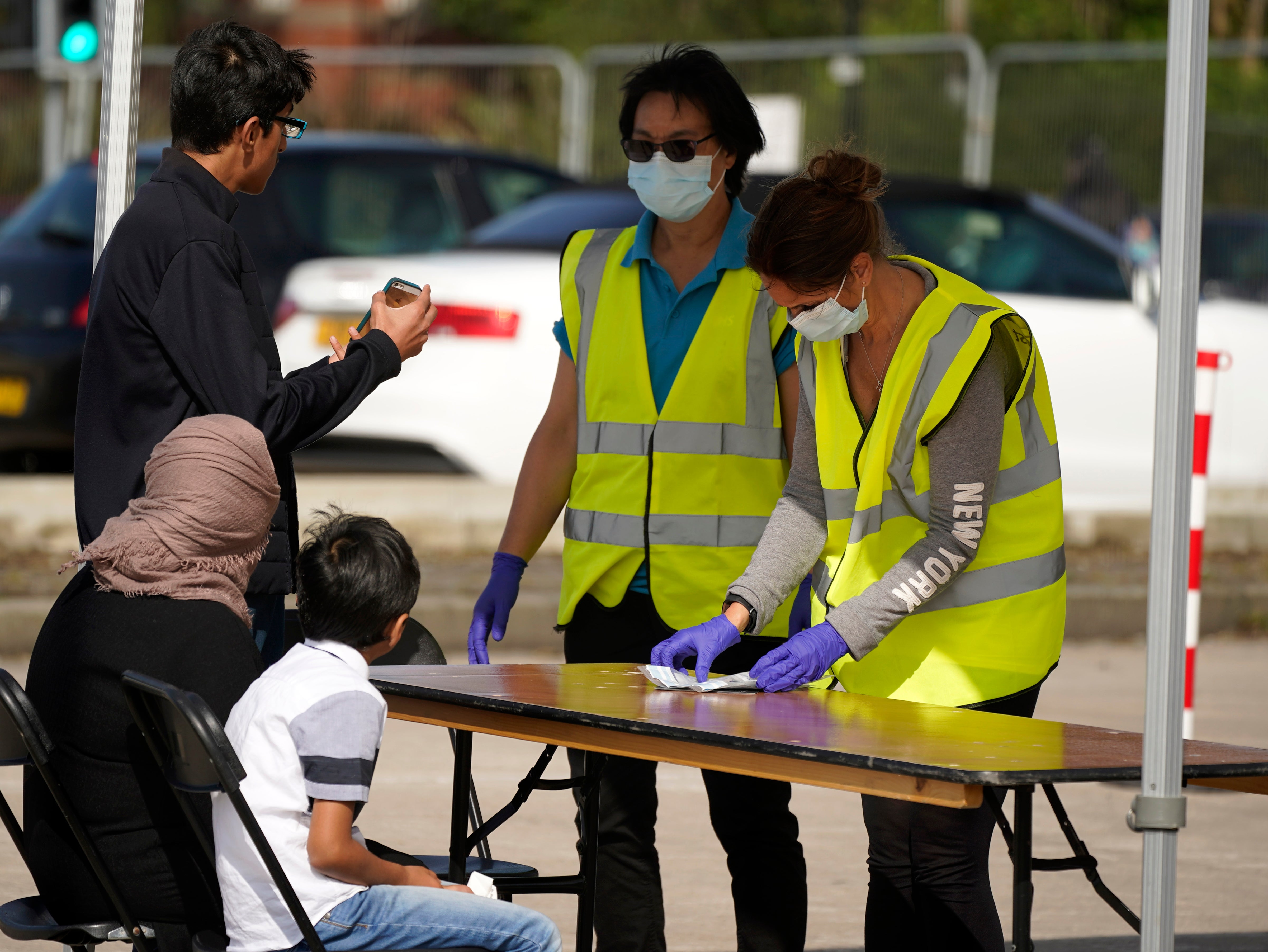 Coronavirus rates are surging in Bolton, where walk-in testing centres are busy