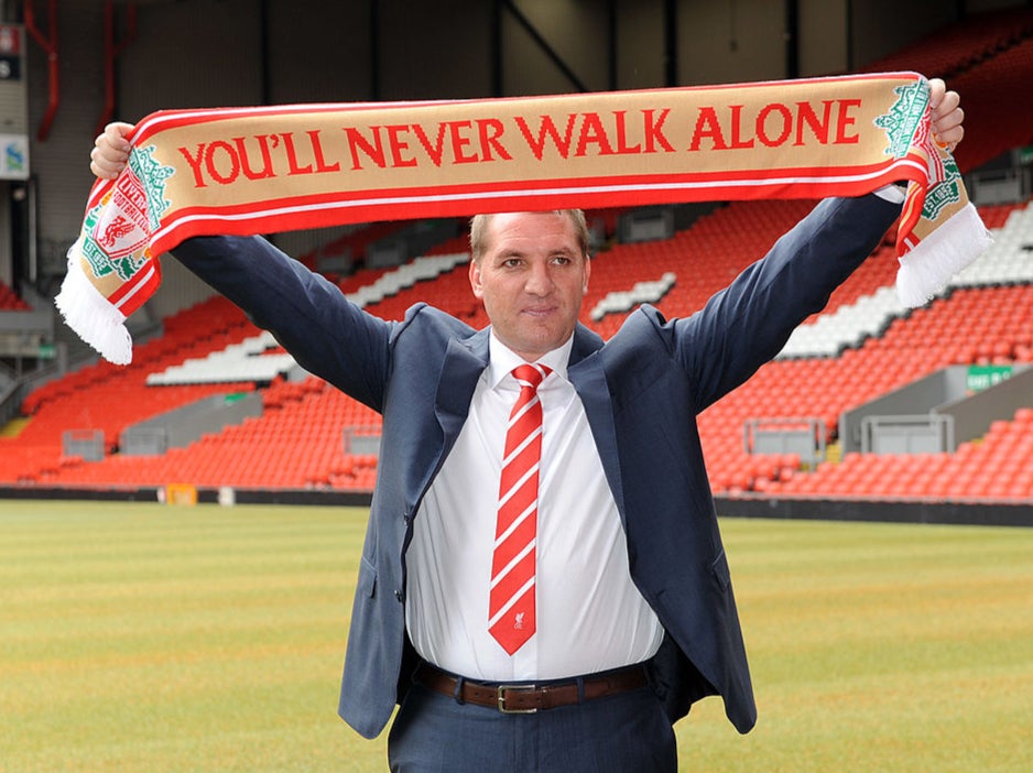 Brendan Rodgers is unveiled as Liverpool manager in 2012