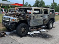 Woman sets herself on fire and Hummer explodes as drivers hoard gas amid Colonial Pipeline fallout