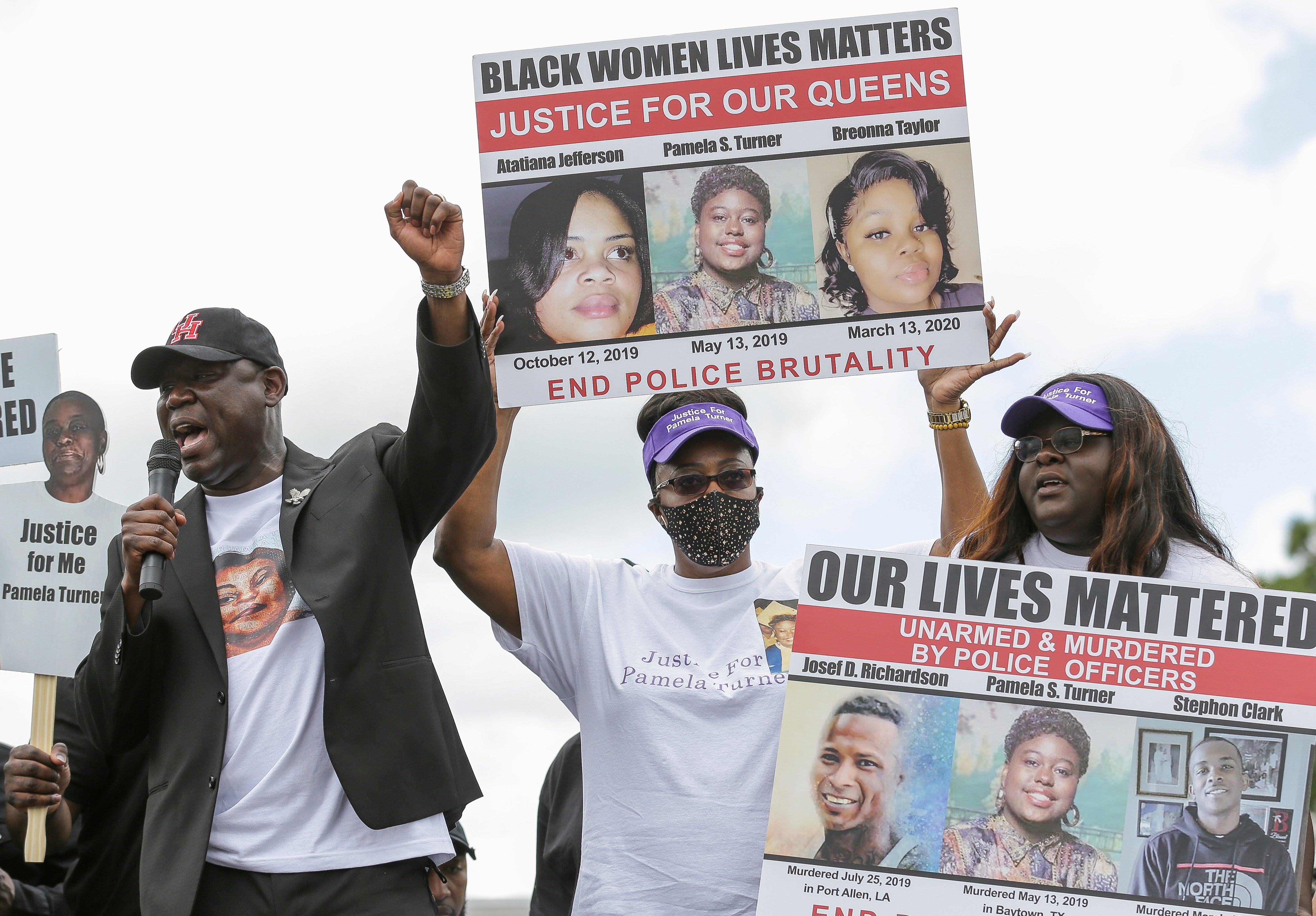 Texas Police Shooting Rally