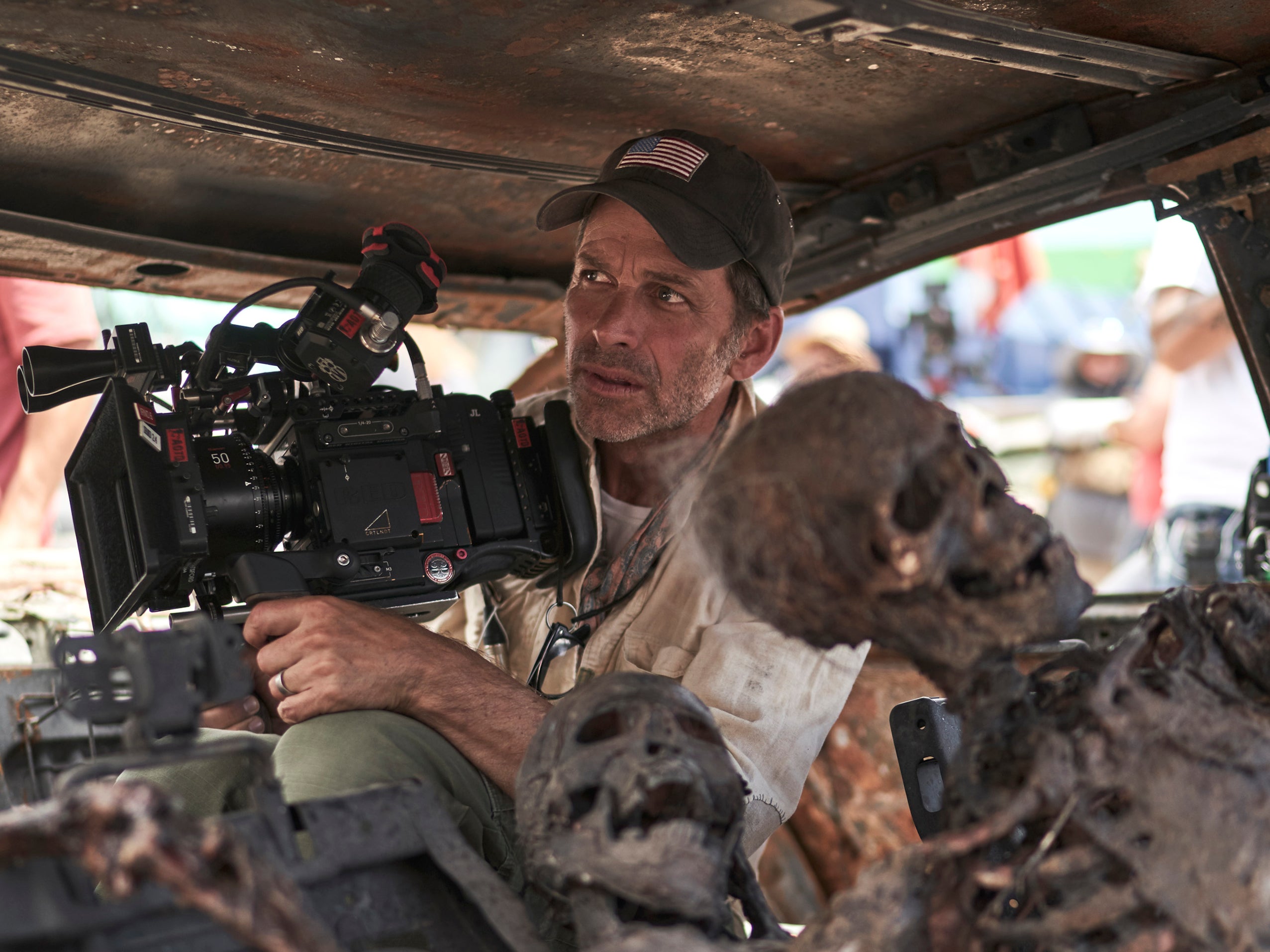 Zack Snyder behind-the-scenes of Netflix film ‘Army of the Dead’