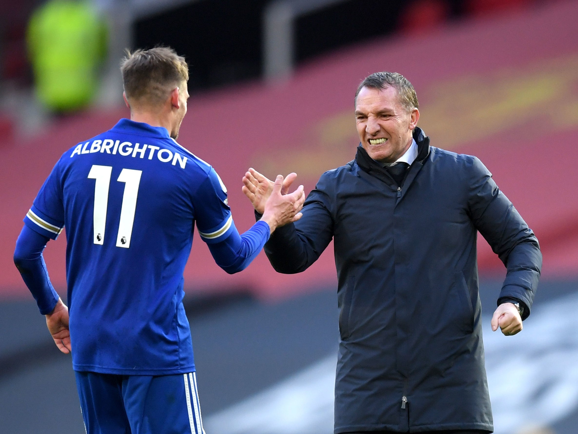 Leicester City manager Brendan Rodgers