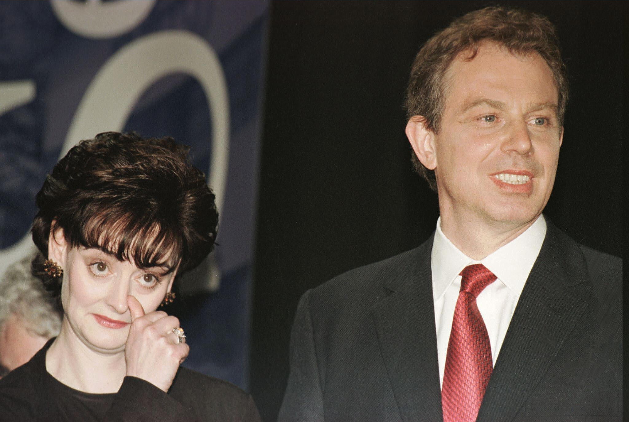 Cherie and Tony Blair