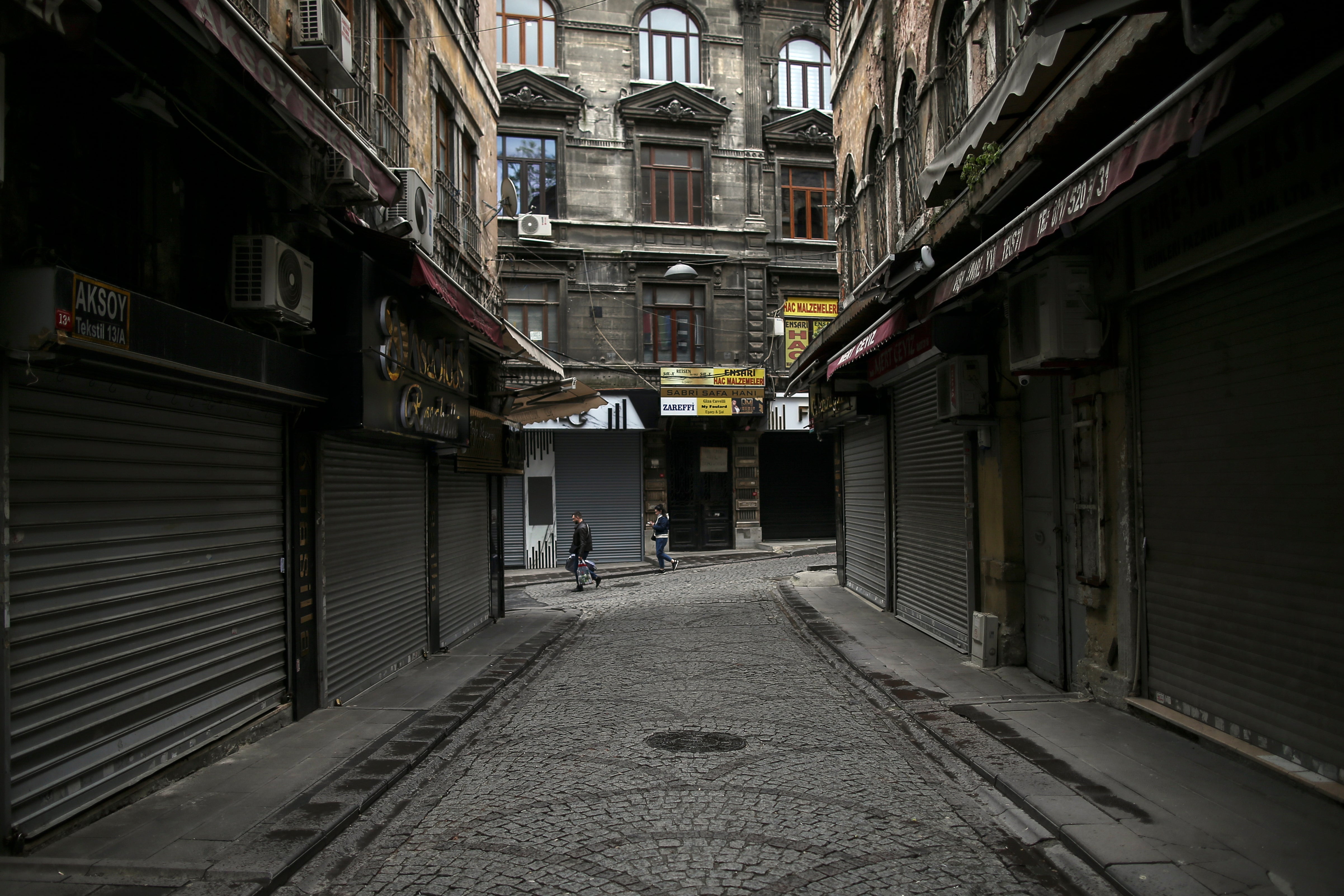 Virus Outbreak Turkey Lockdown