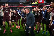 Leicester triumph in poignant FA Cup final as football’s soundtrack returns