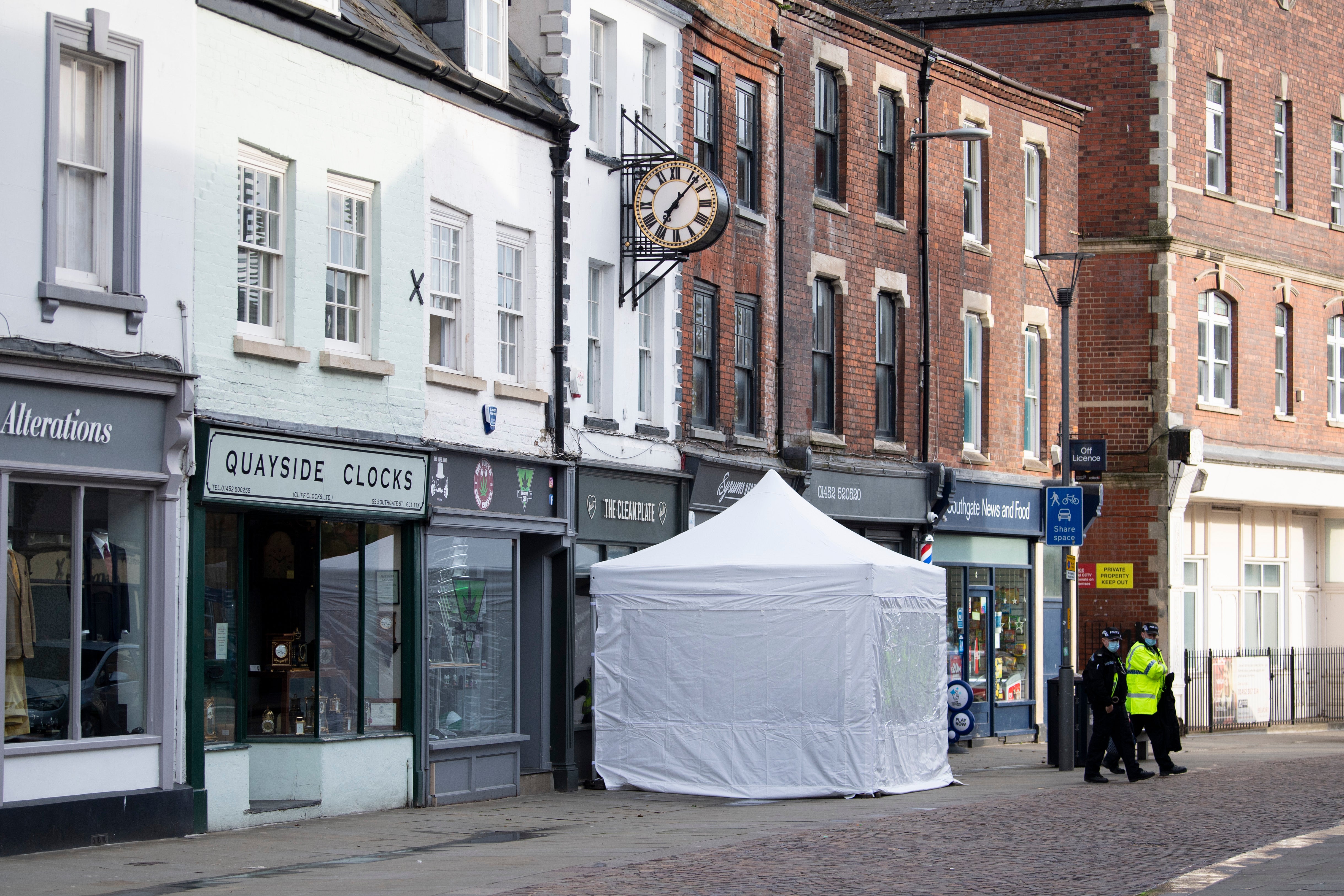 Police opened a search for Mary Bastholm’s remains at The Clean Plate cafe in Gloucester