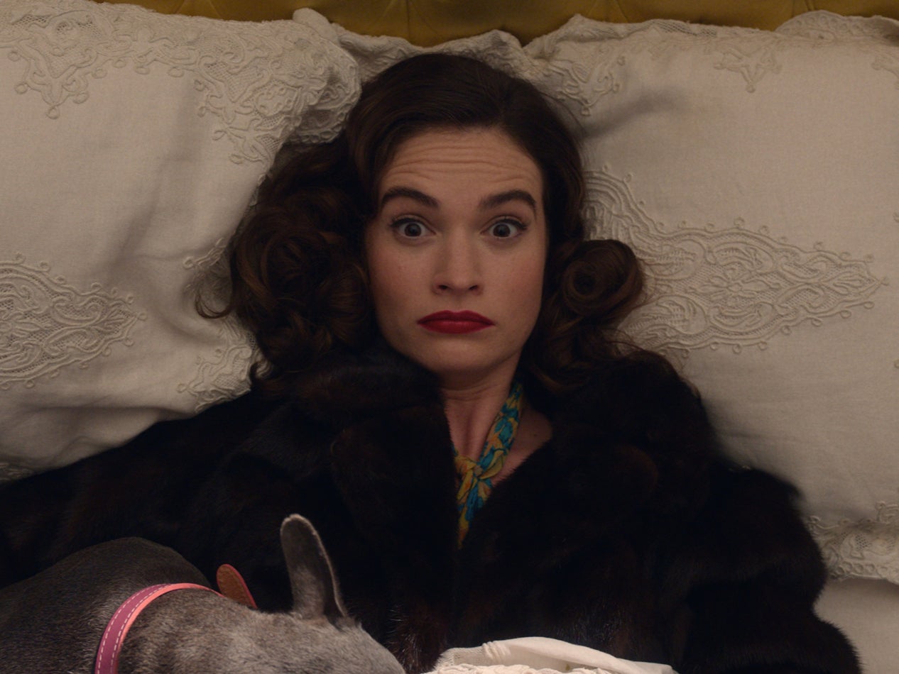 Lily James in ‘The Pursuit of Love’