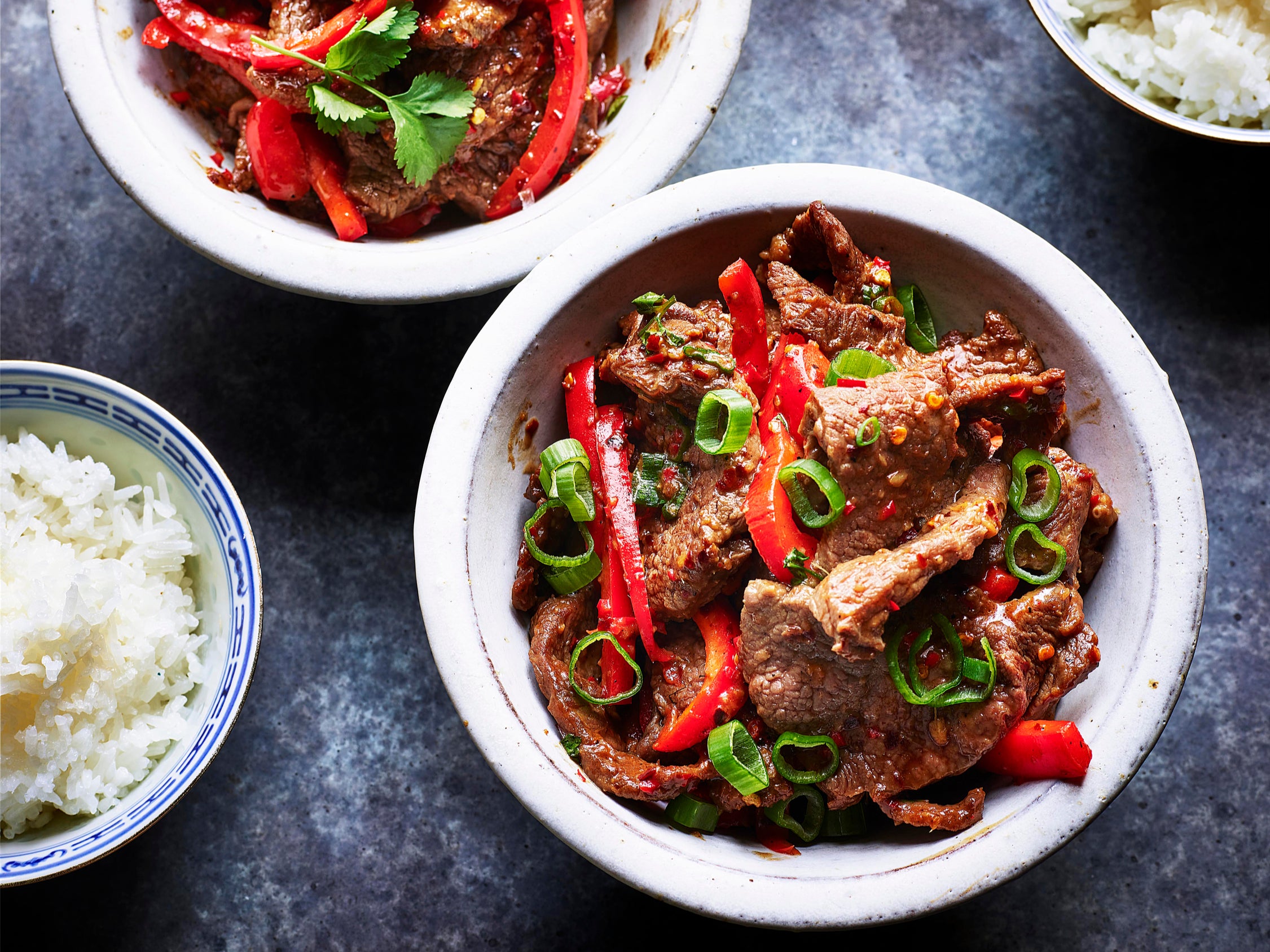 A quick and delicious beef stir-fry from the book