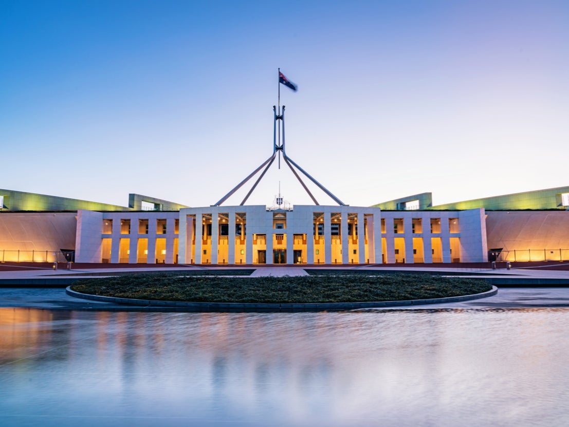 Australian Parliament House in Canberra