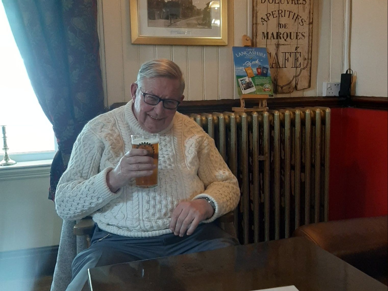 Alan Cookson says it feels ‘fantastic’ to be back in the pub