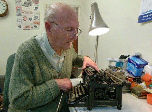 Now 82, Blackman is currently repairing a model from 1911, which he’s basically lovingly rebuilding from the ground up