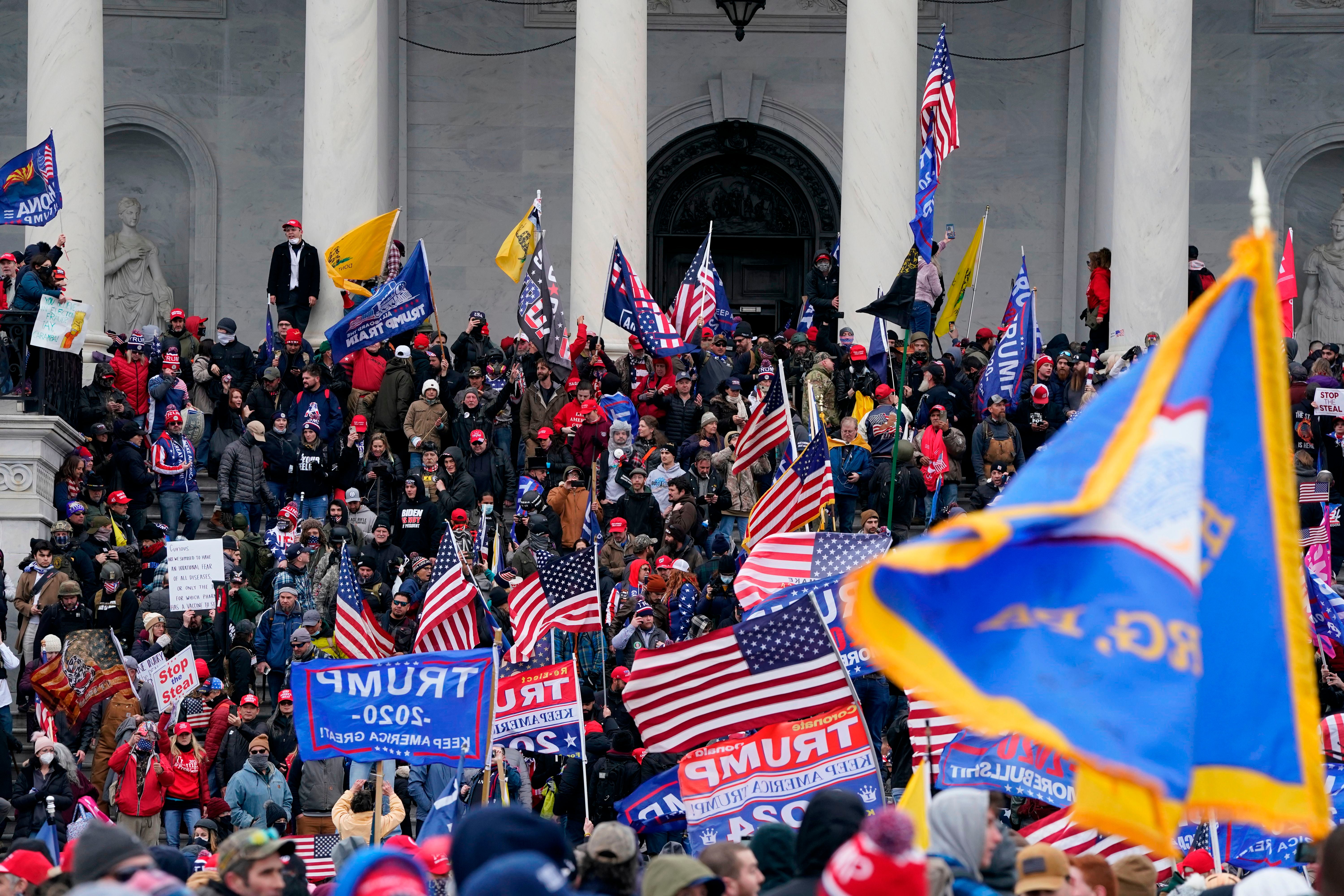 The Capitol riots took place on 6 January