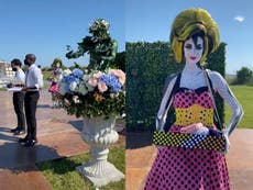 TikTok of wedding reception featuring performers dressed as shrubbery goes viral: ‘I’ve had nightmares like this’