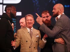 Deontay Wilder demands $20m to allow Tyson Fury vs Anthony Joshua to go ahead