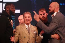 Deontay Wilder demands $20m to allow Tyson Fury vs Anthony Joshua to go ahead