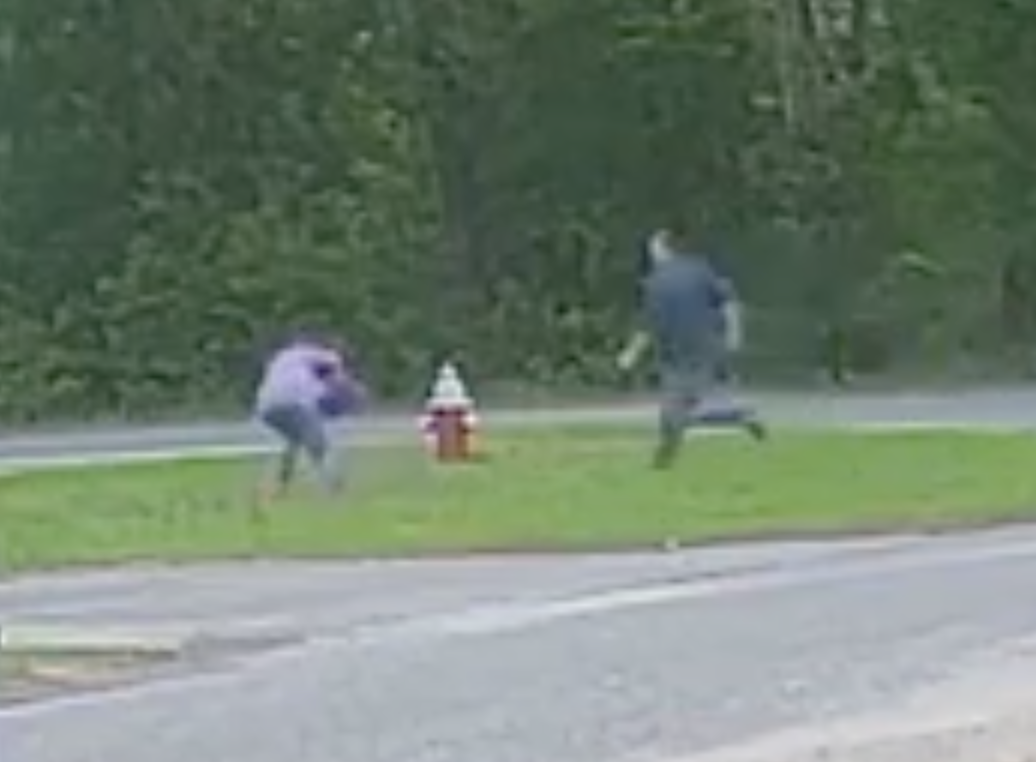 Sex offender armed with knife caught on video trying to abduct 11-year-old girl