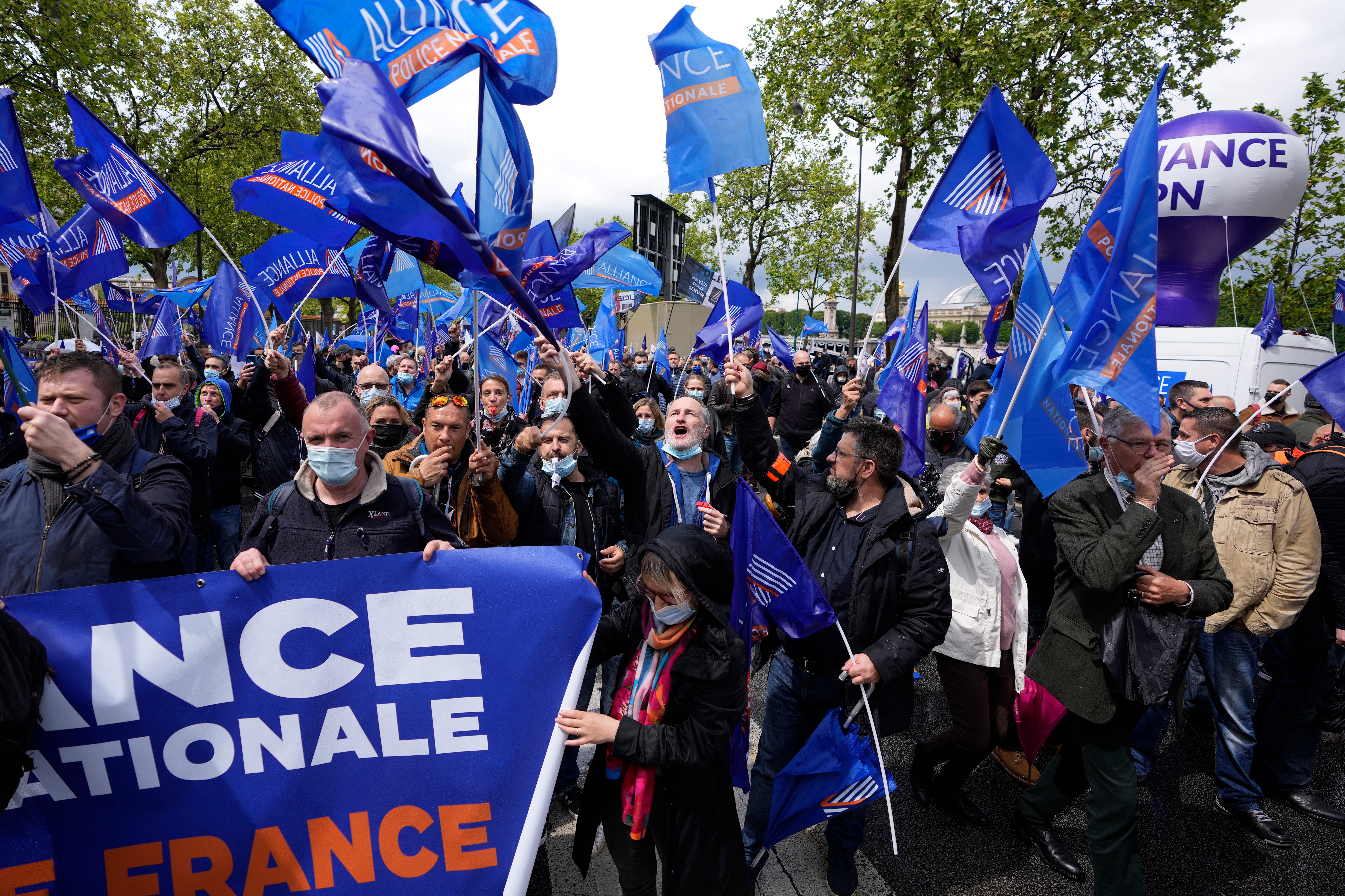 France Angry Police