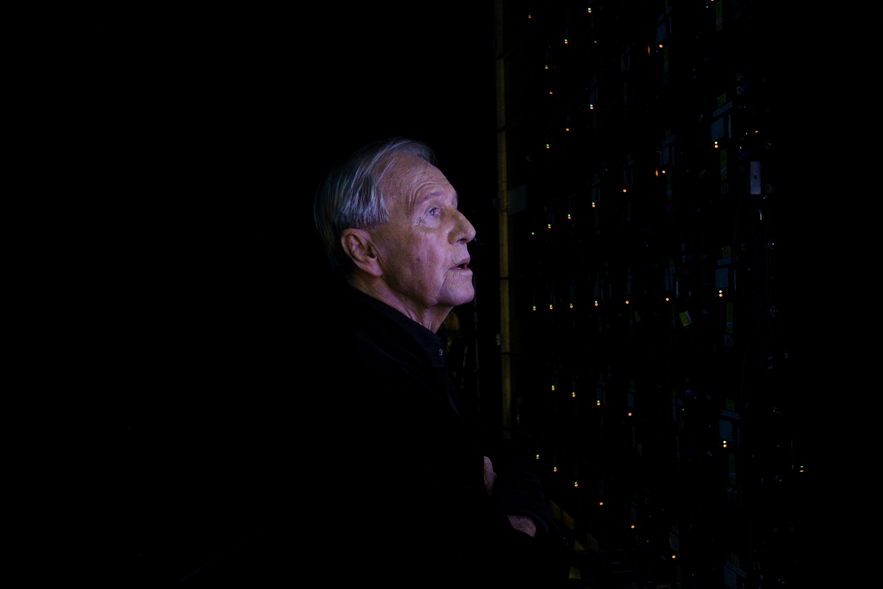 Paul Hogan backstage at the AACTA Awards in Sydney, December 2017