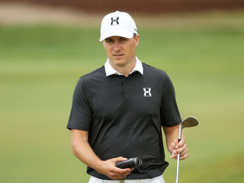 Jordan Spieth during a practice round at Kiawah Island