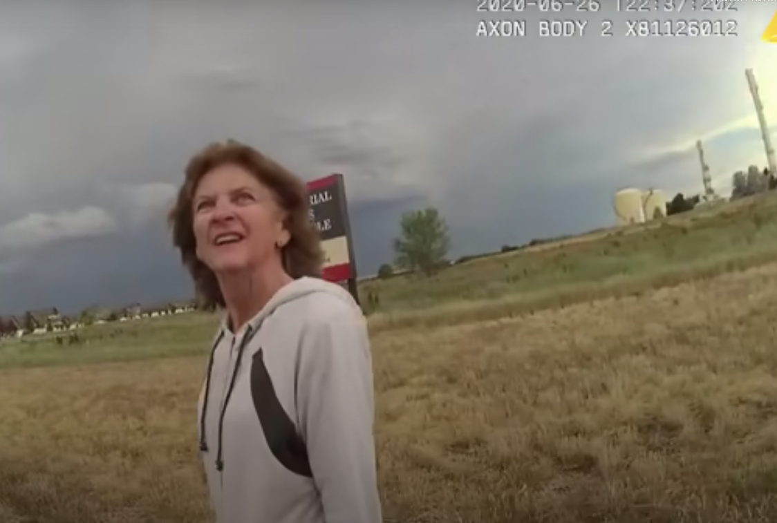 Karen Garner as seen in the arrest video