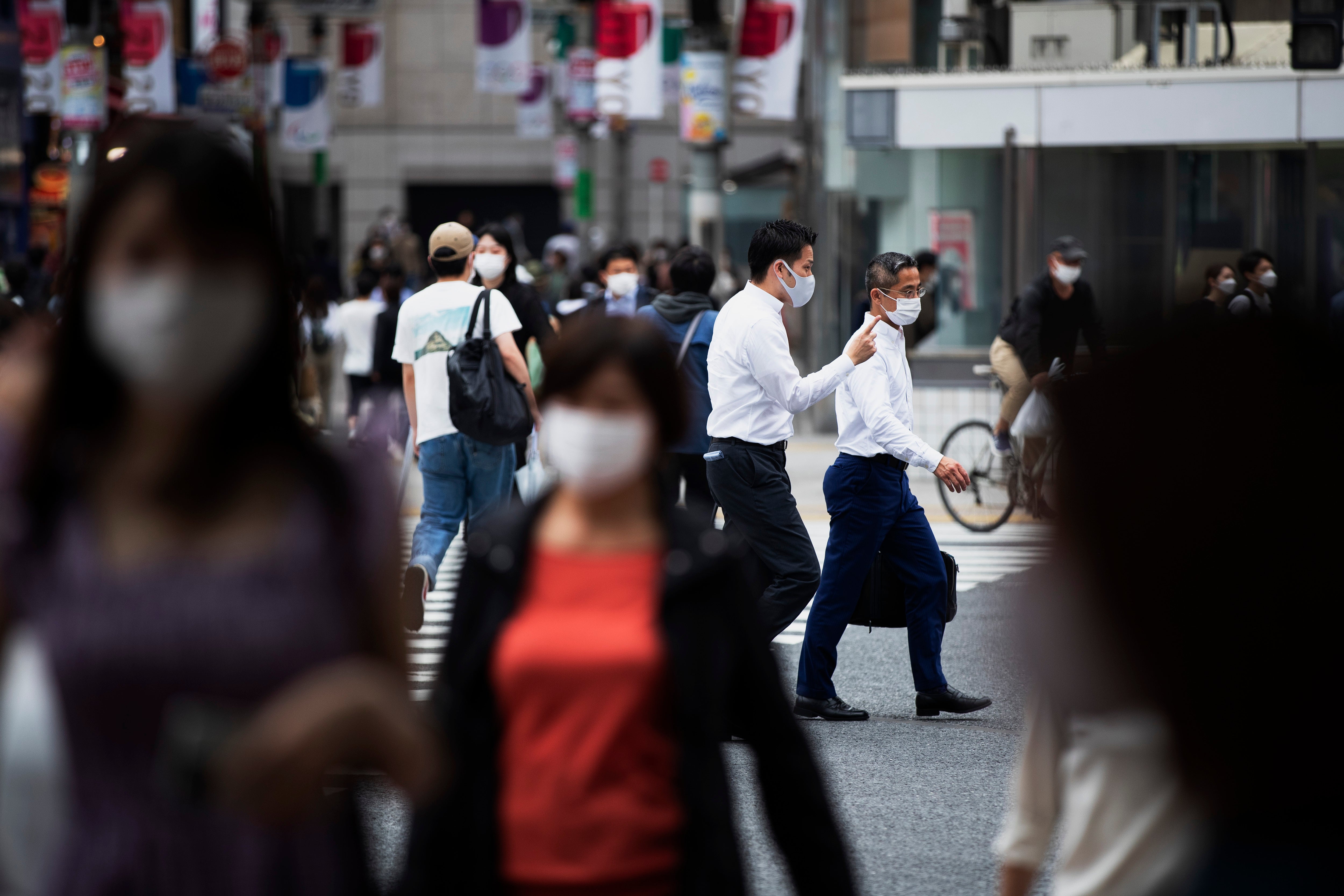 Virus Outbreak Japan Daily Life