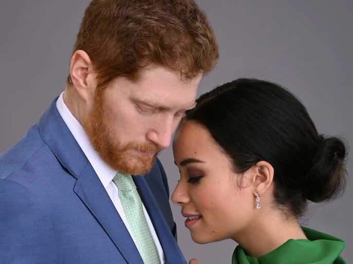 The Harry and Meghan film, starring Jordan Dean and Sydney Morton, is confusing a lot of people