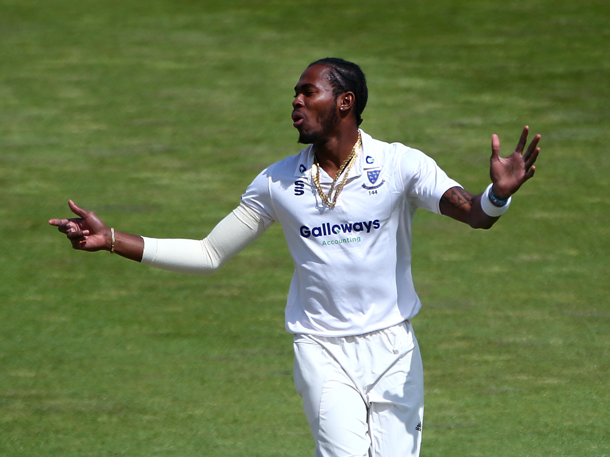 England and Sussex fast bowler Jofra Archer