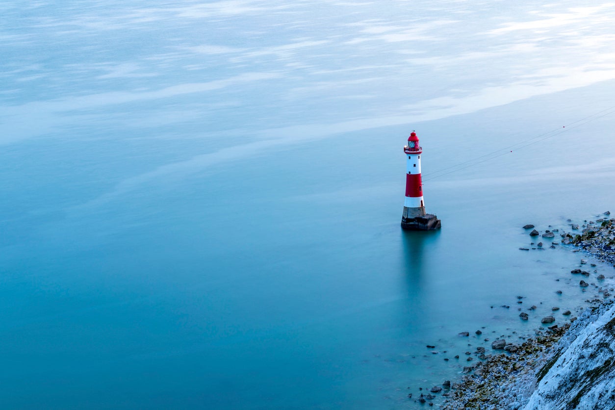 The famed Beachy Head Lighthouse