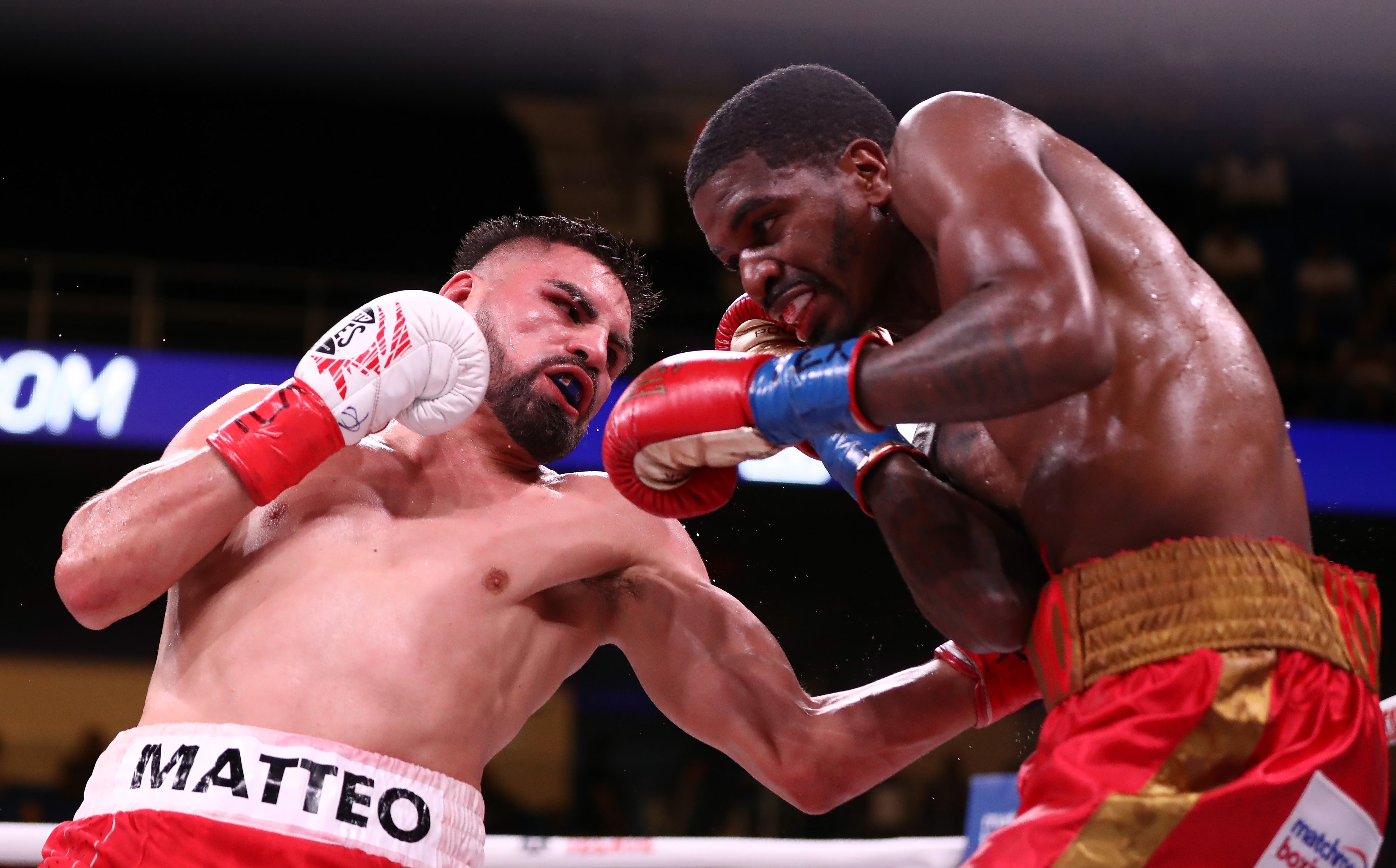 Jose Ramirez lands to the body of Maurice Hooker