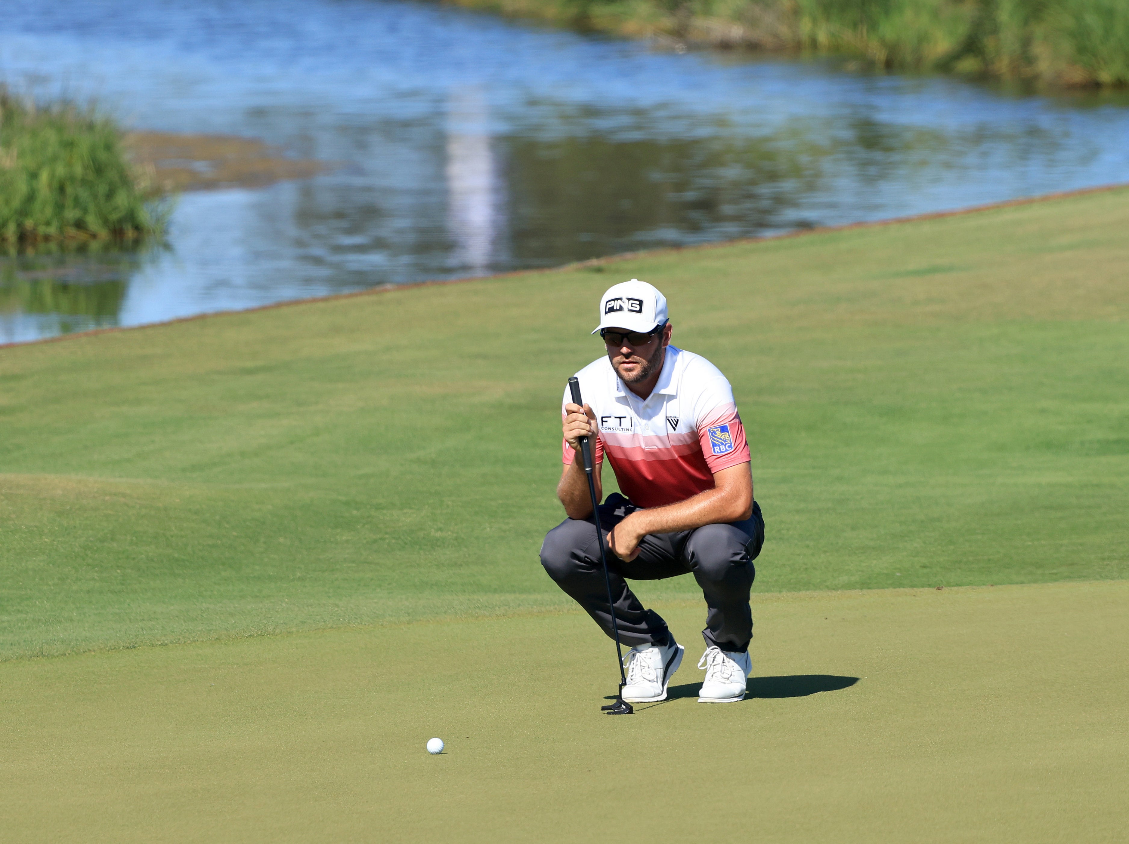 Canada’s Corey Conners on the 13th green on Kiawah Island