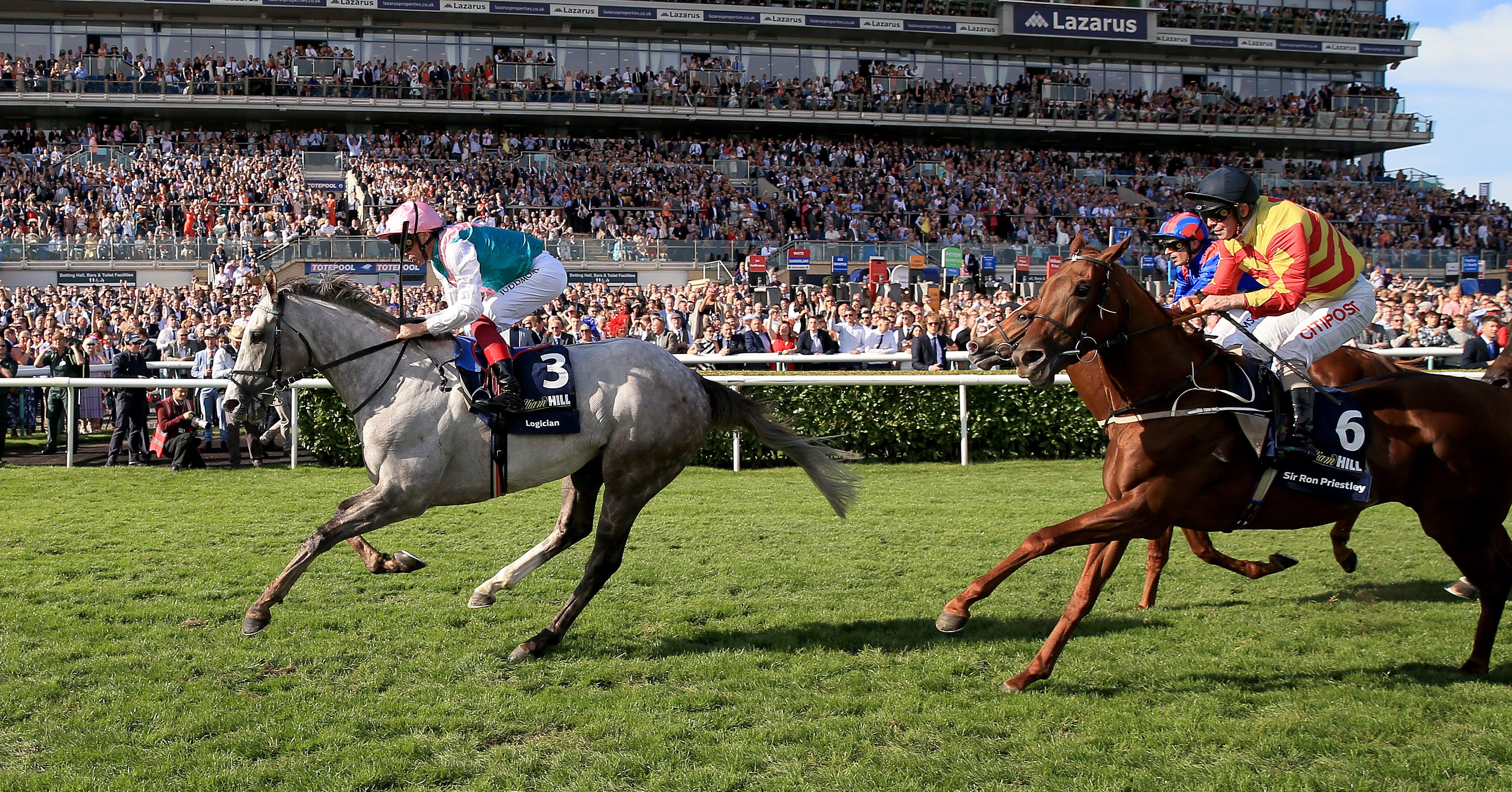 Logician winning the St Leger