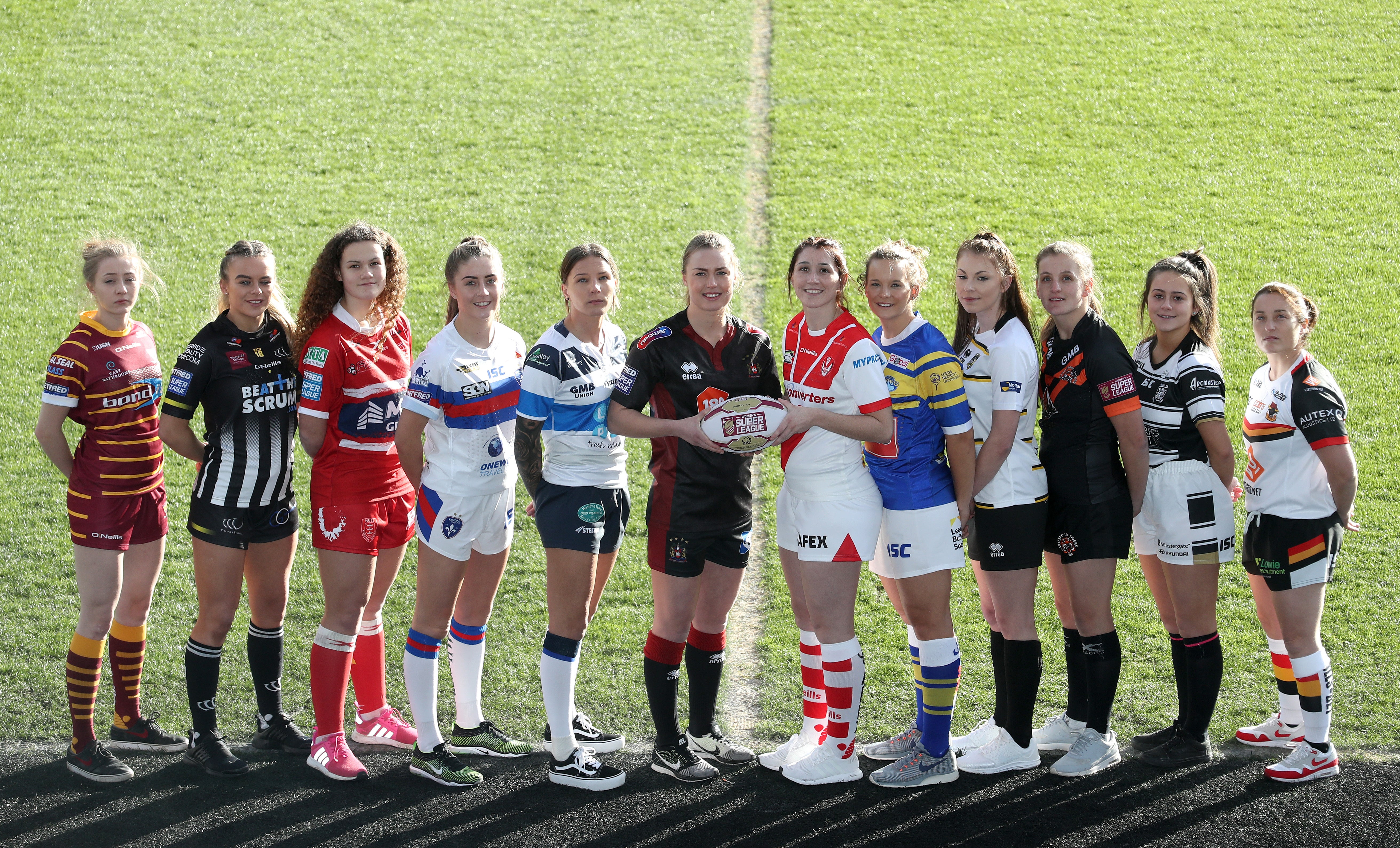 Ashleigh Hyde (second right) returned to playing just seven weeks after having a baby