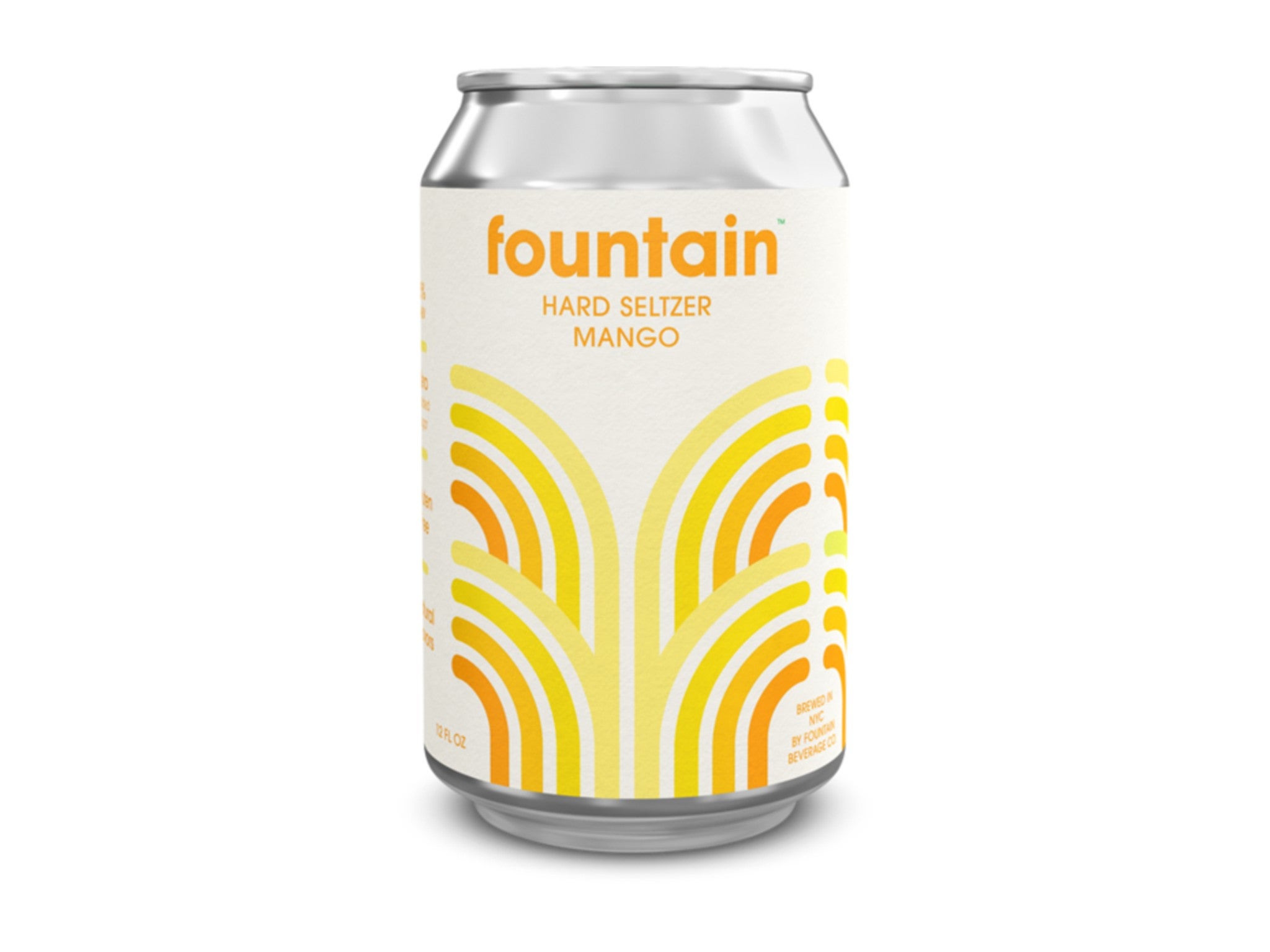 Fountain hard seltzer, mango, indybest