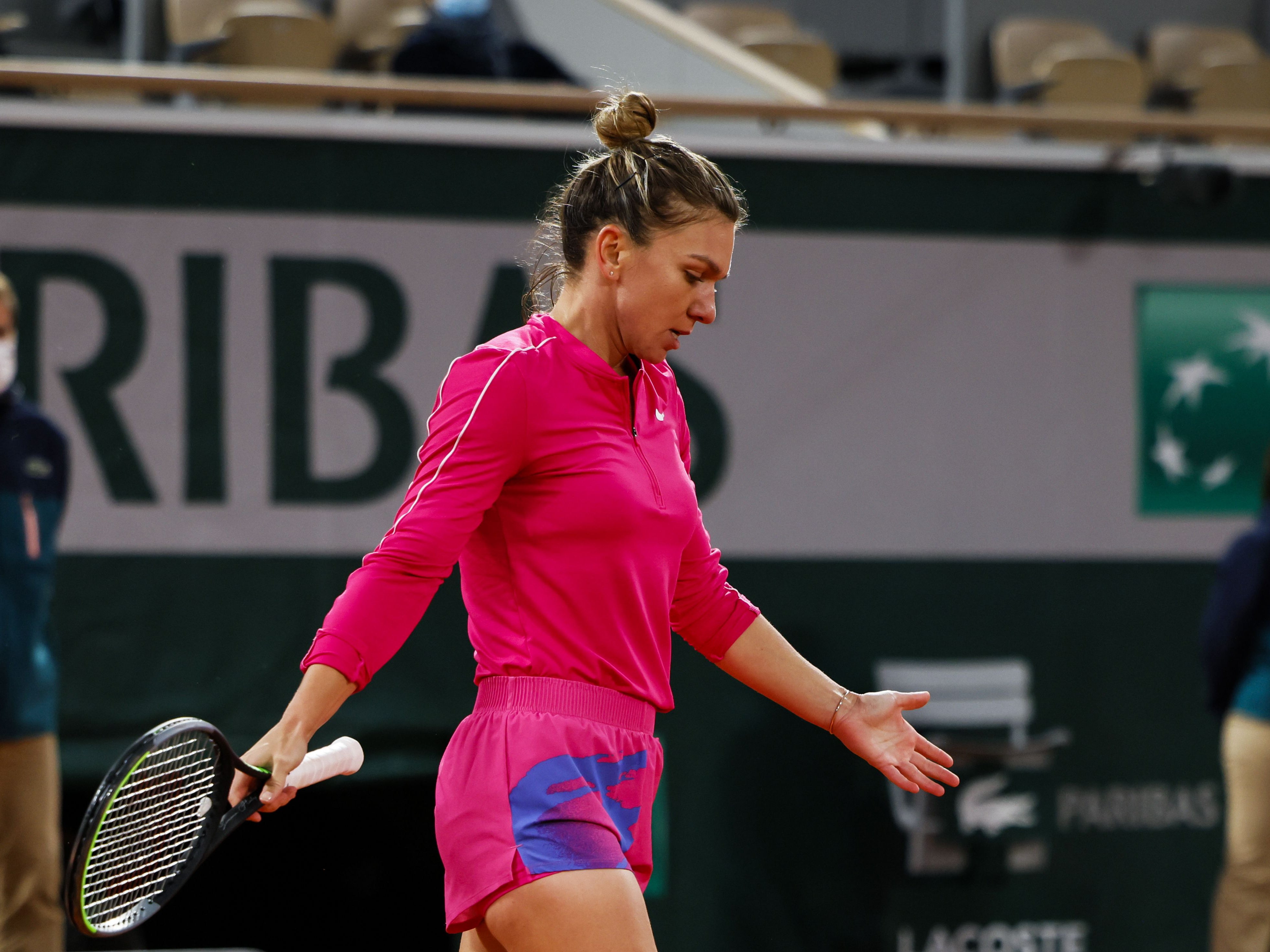 Simona Halep during last year’s French Open