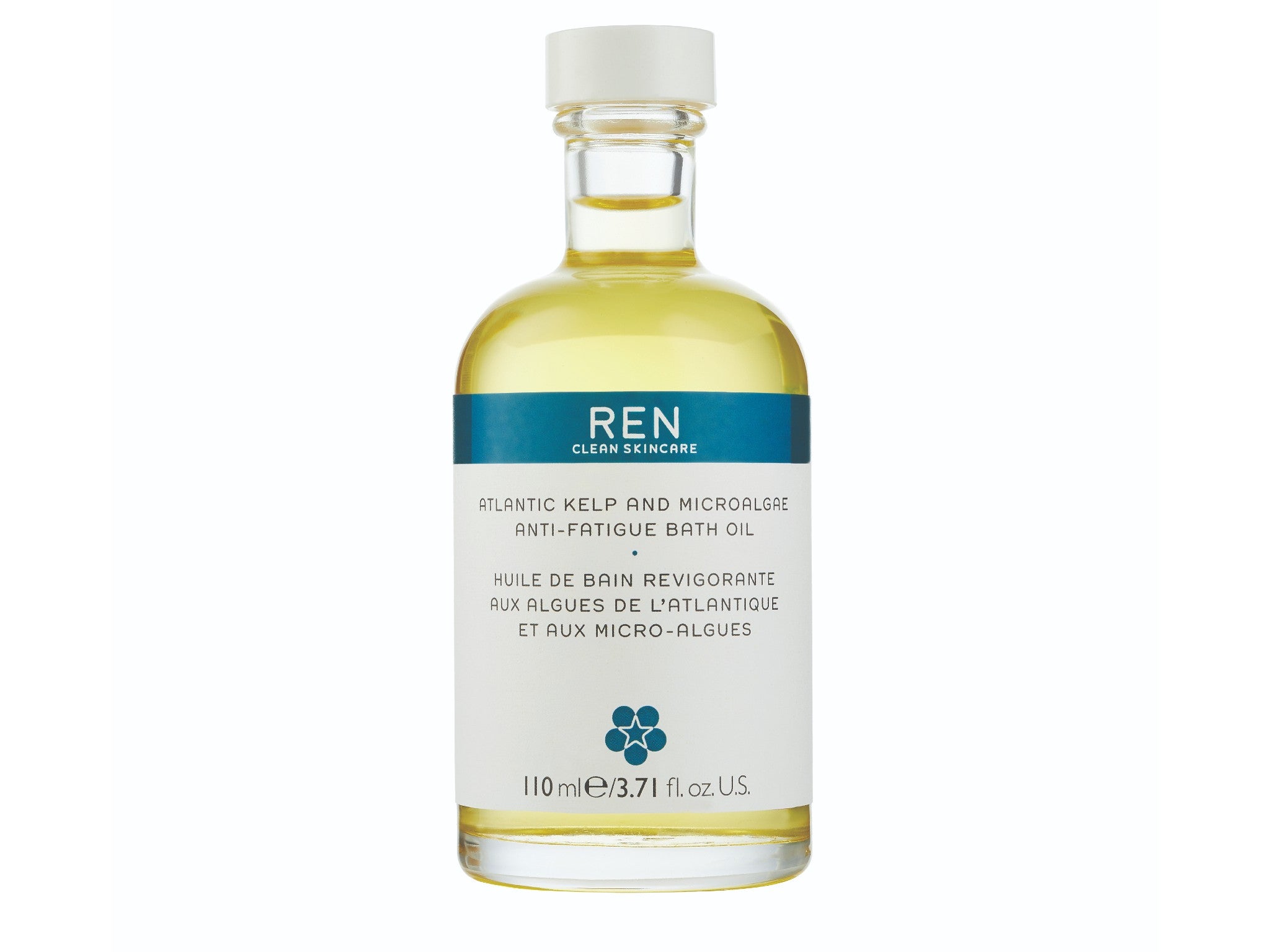 Ren Clean Skincare Atlantic kelp and microalgae anti-fatigue bath oil indybest