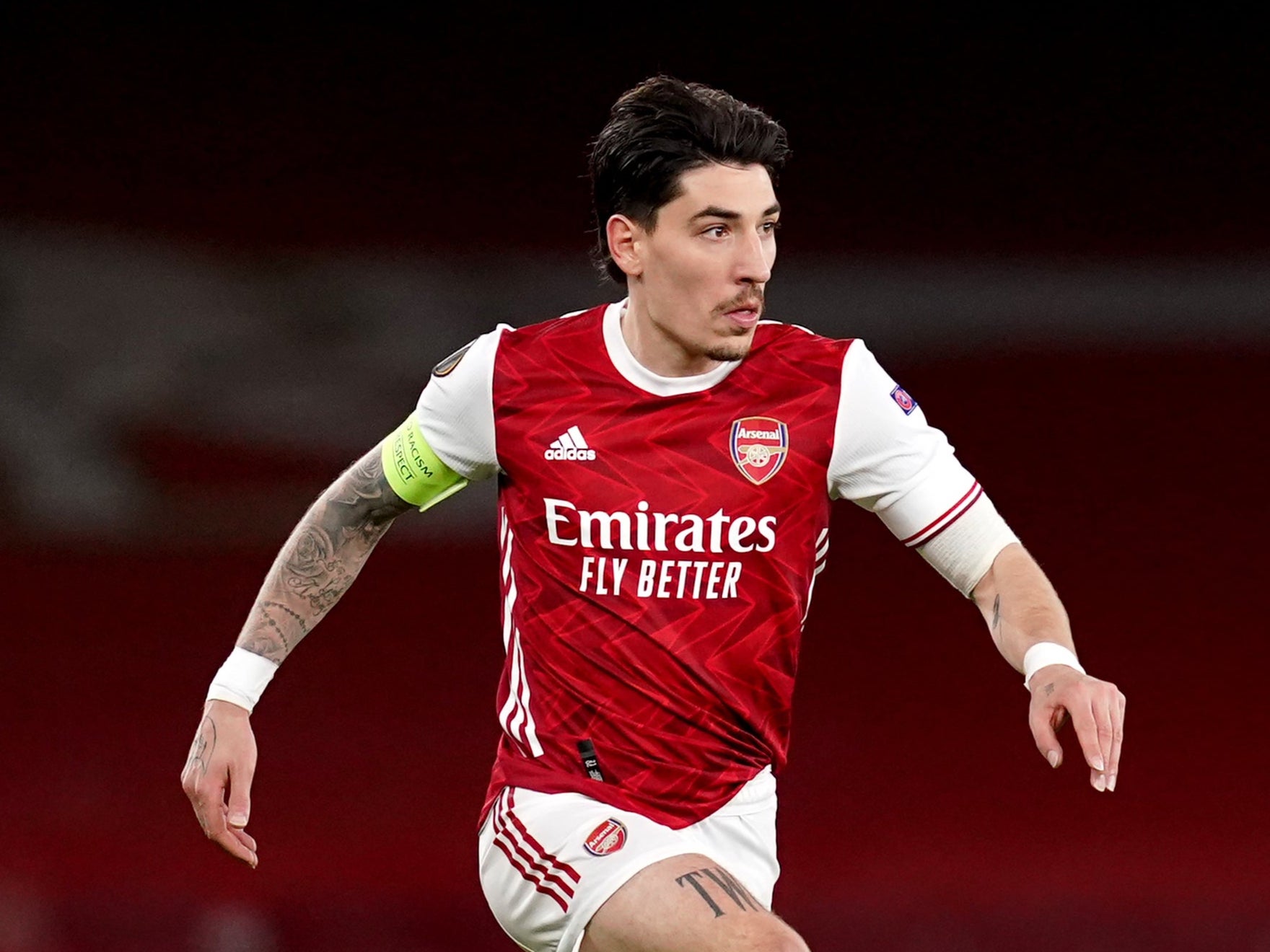 Hector Bellerin is unavailable for Arsenal's game against Brighton (John Walton/PA)