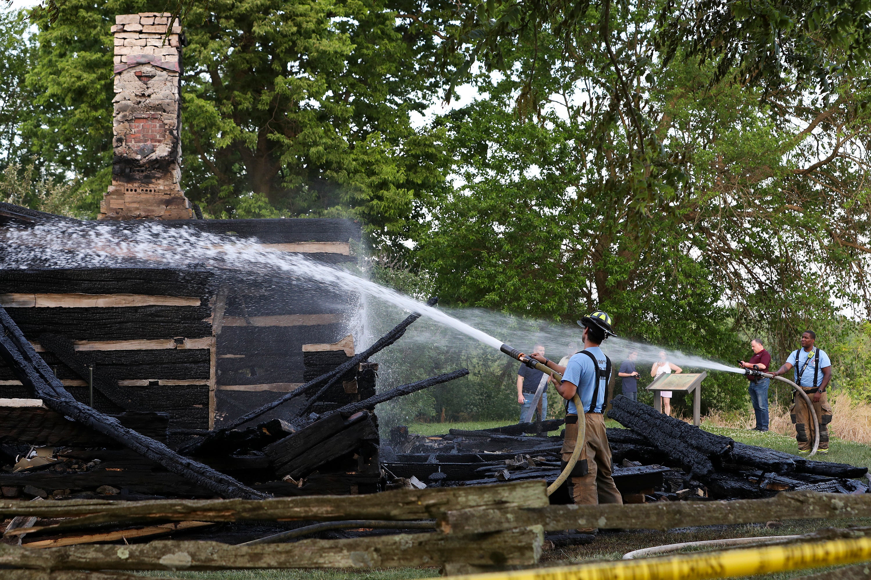 Clark Cabin Destroyed