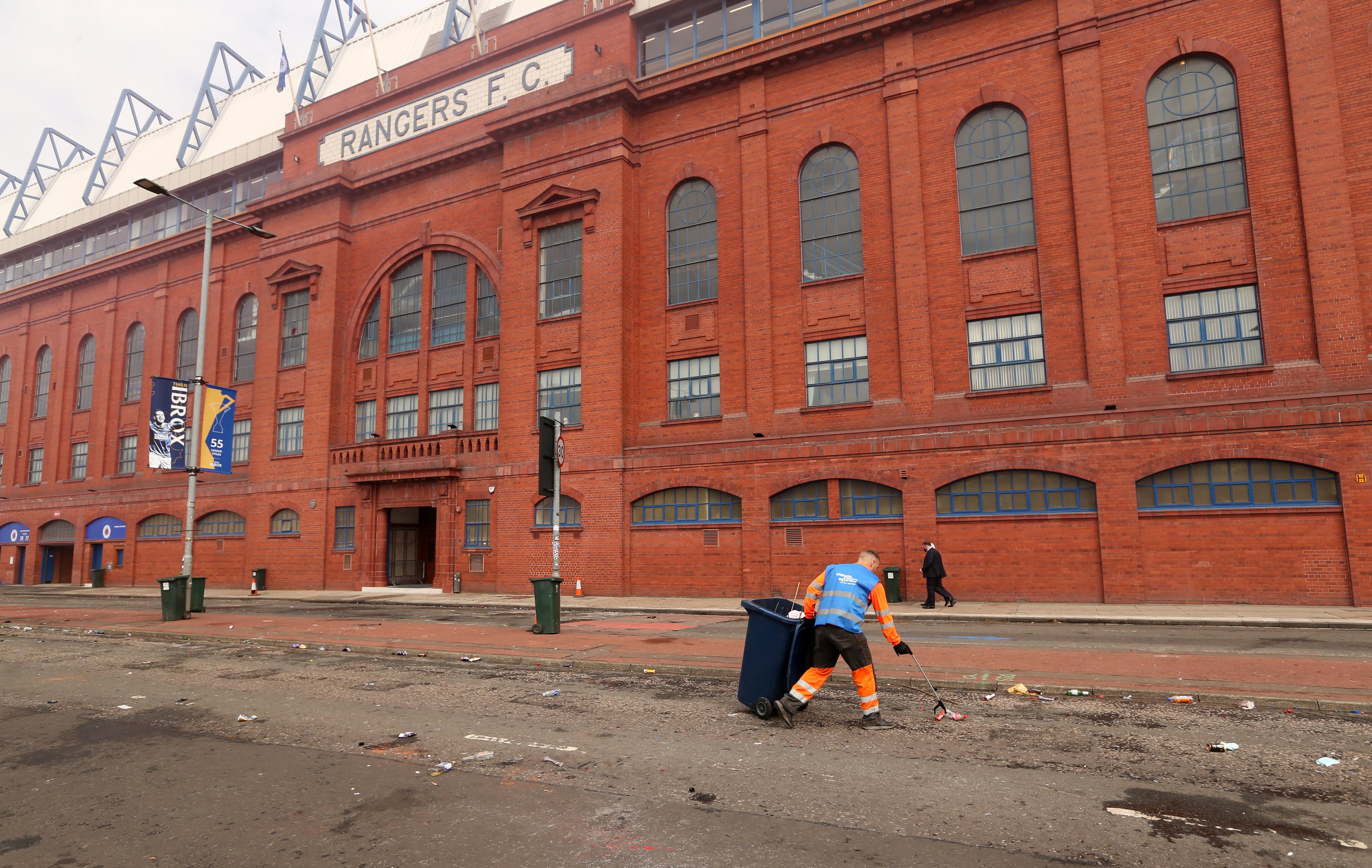 Rangers were awarded the Scottish Premiership trophy last weekend