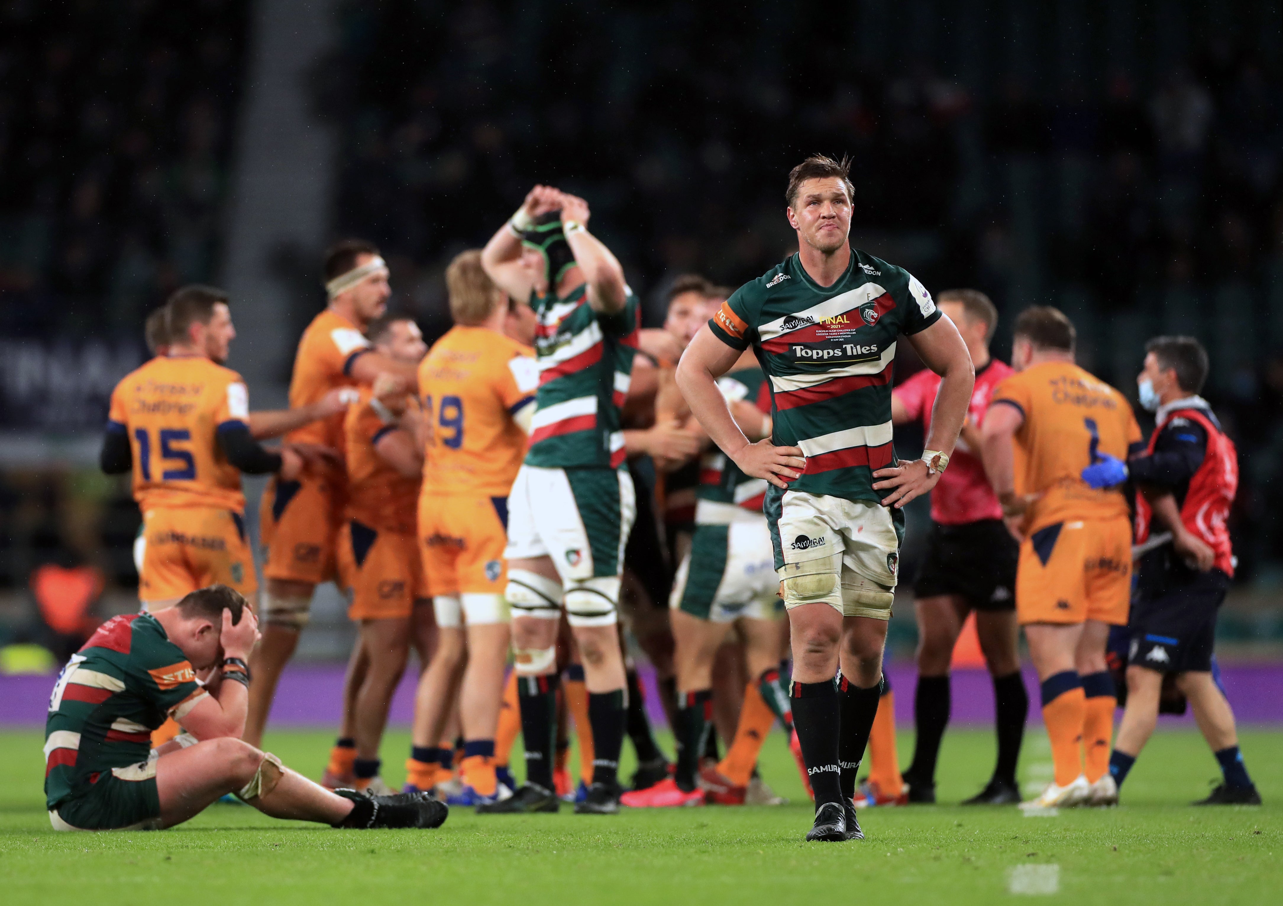 Leicester Tigers could not build on a lead to win the European Challenge Cup Final