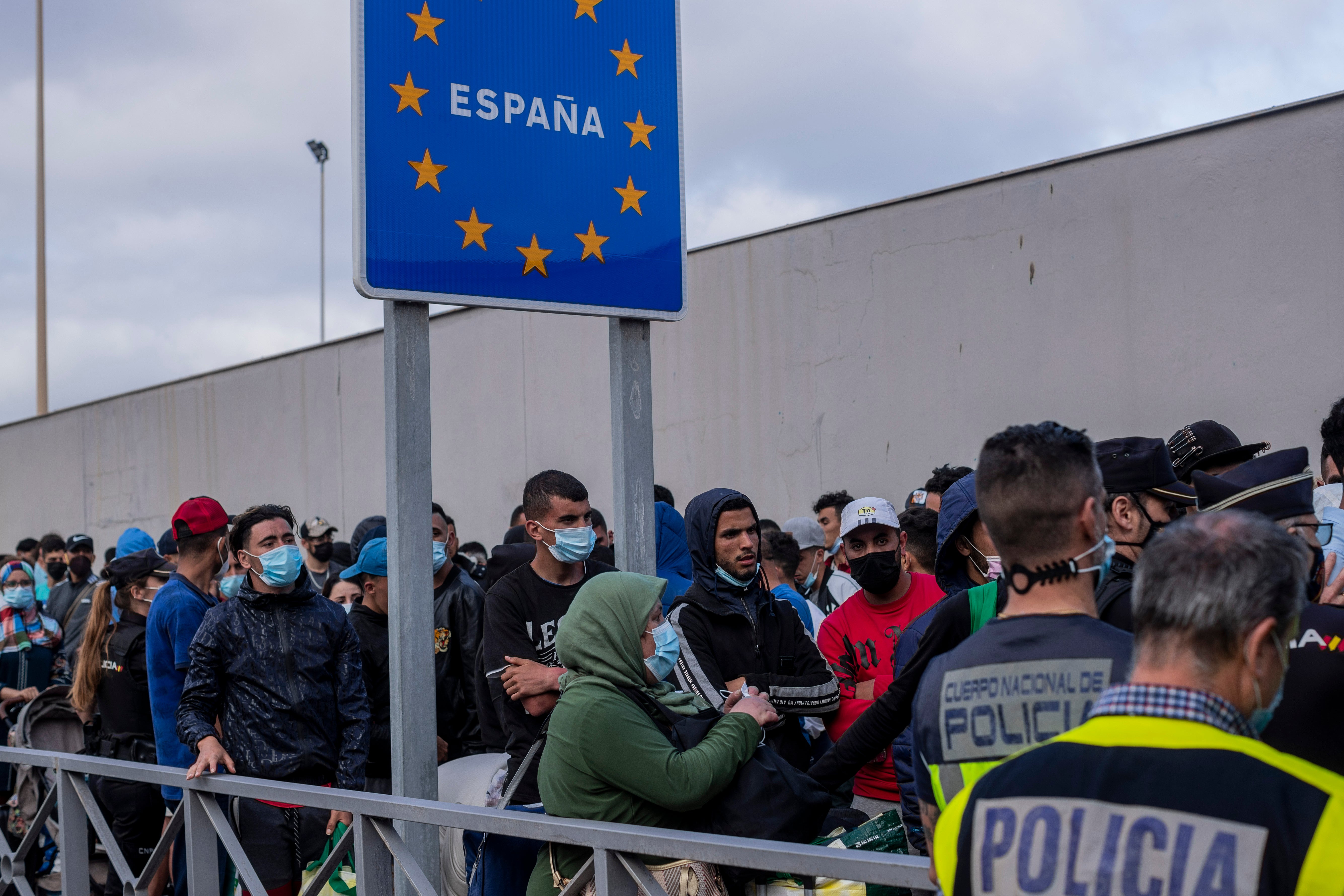 Migration Spain Border City