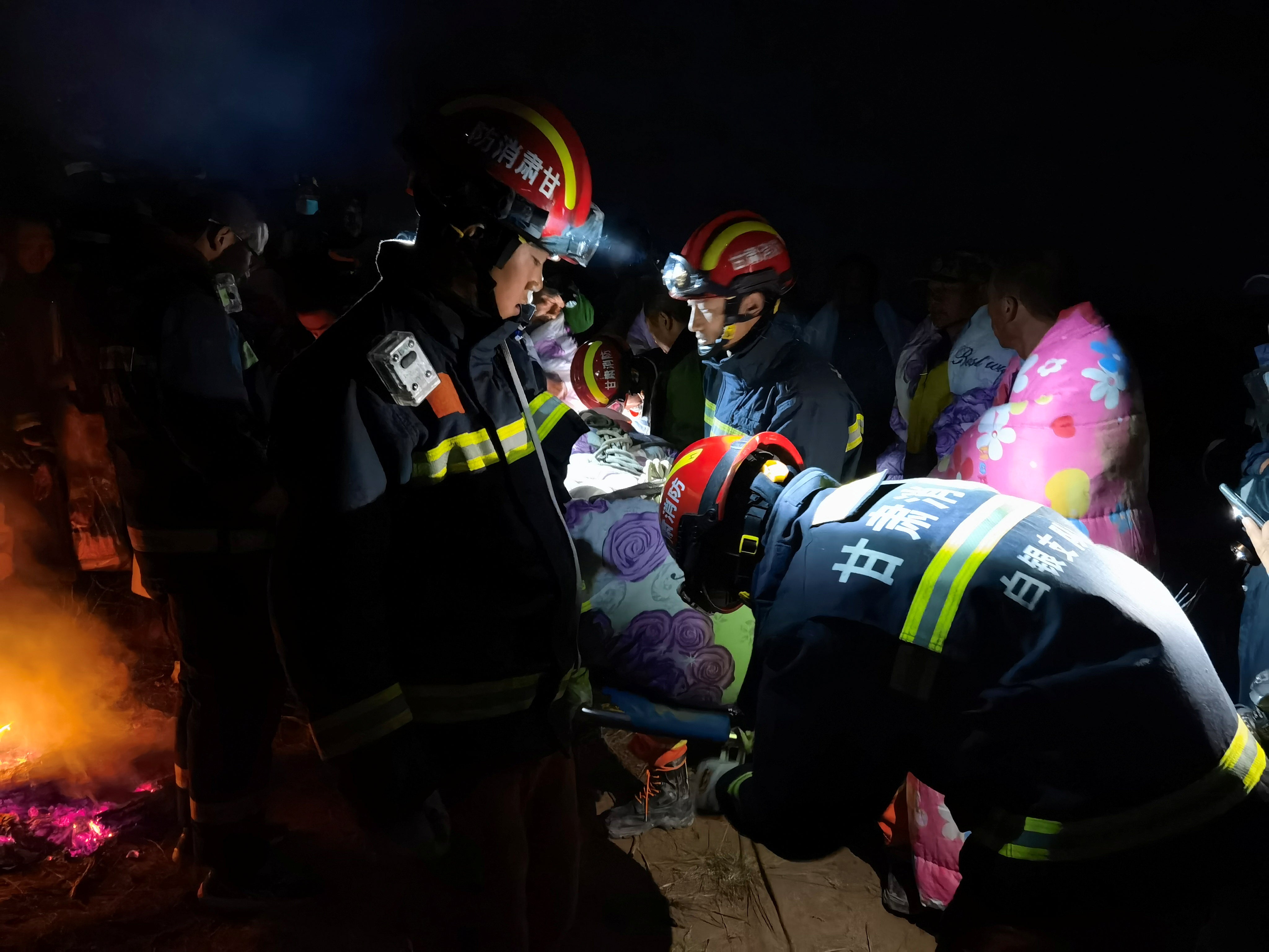 An all-night rescue mission was carried out involving more than 700 people