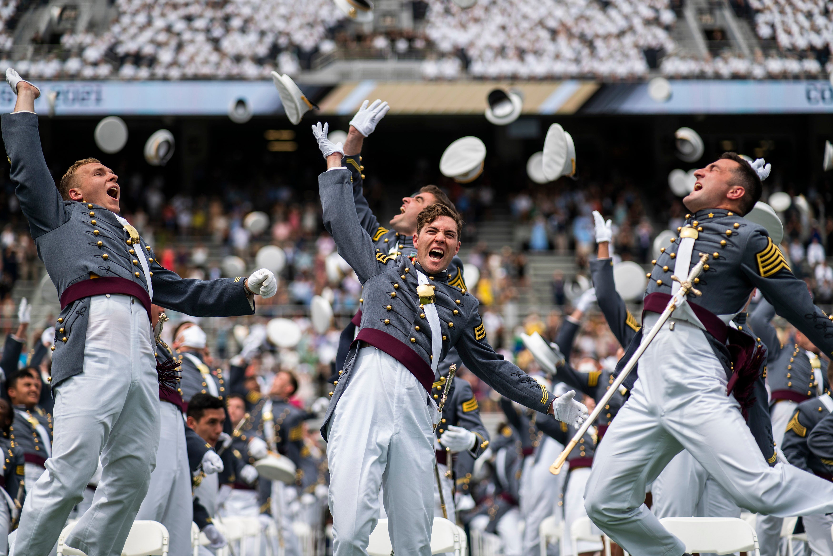 APTOPIX West Point Graduation