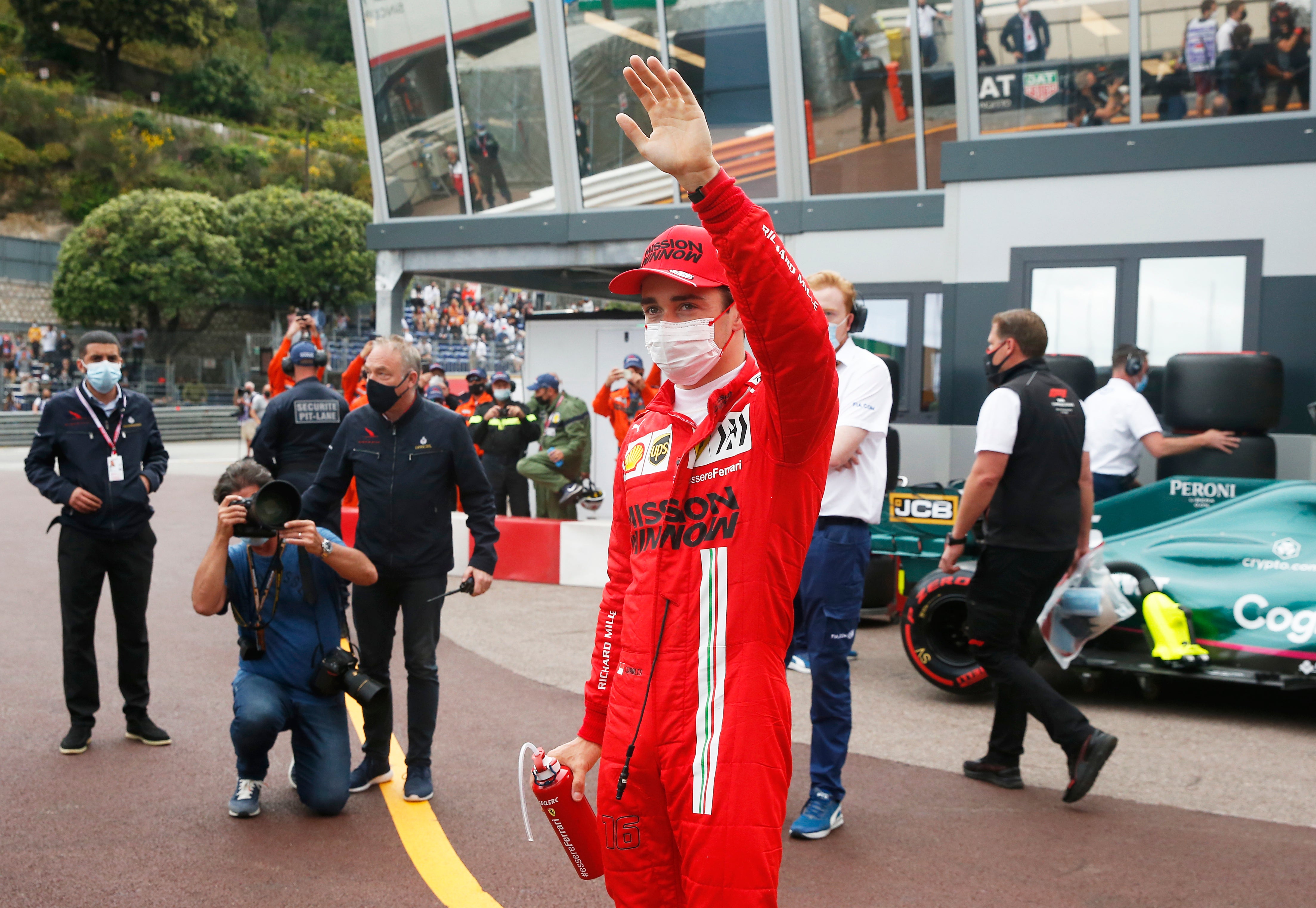 Ferrari driver Charles Leclerc