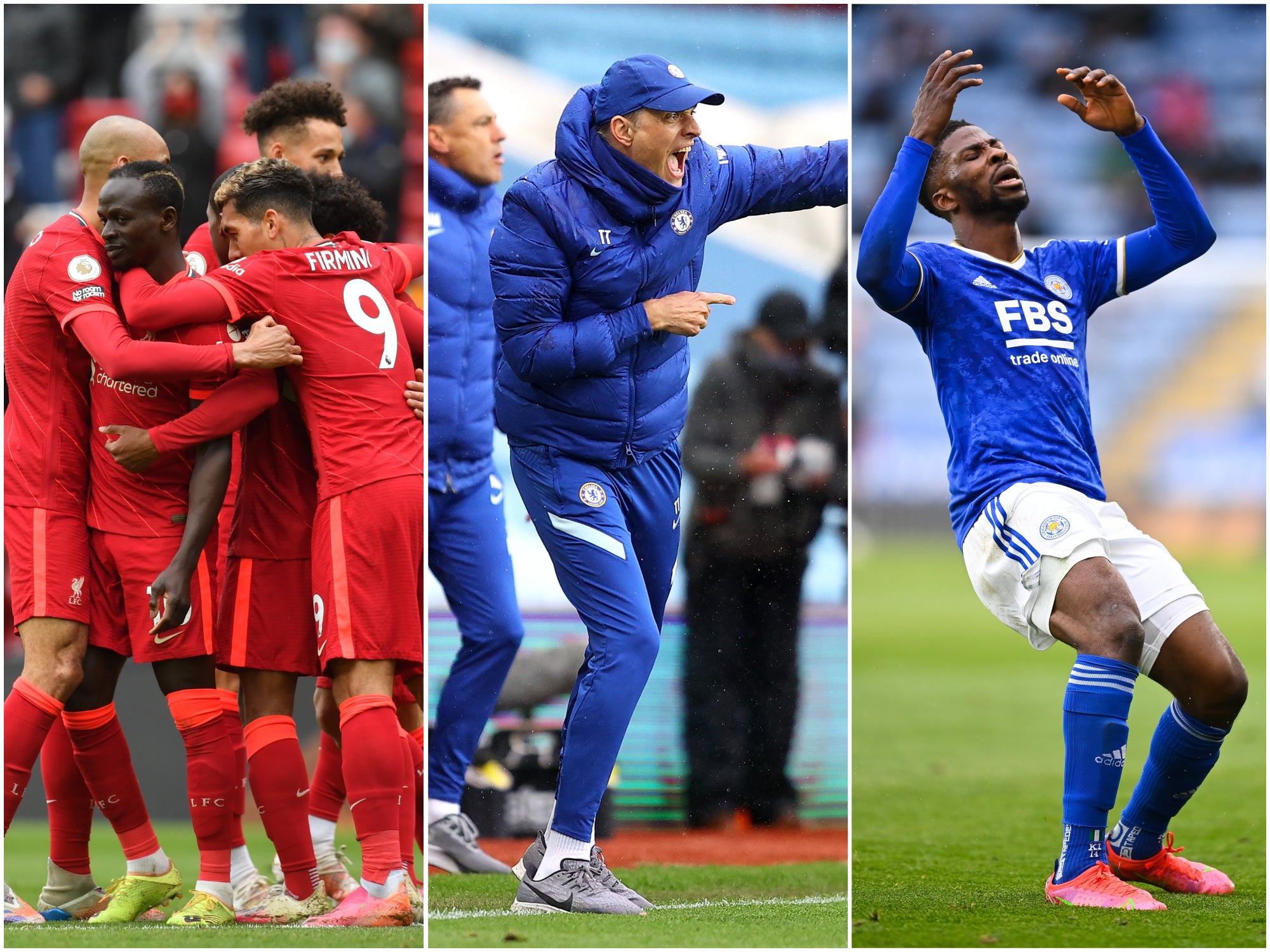 Liverpool and Chelsea beat Leicester in the top-four race