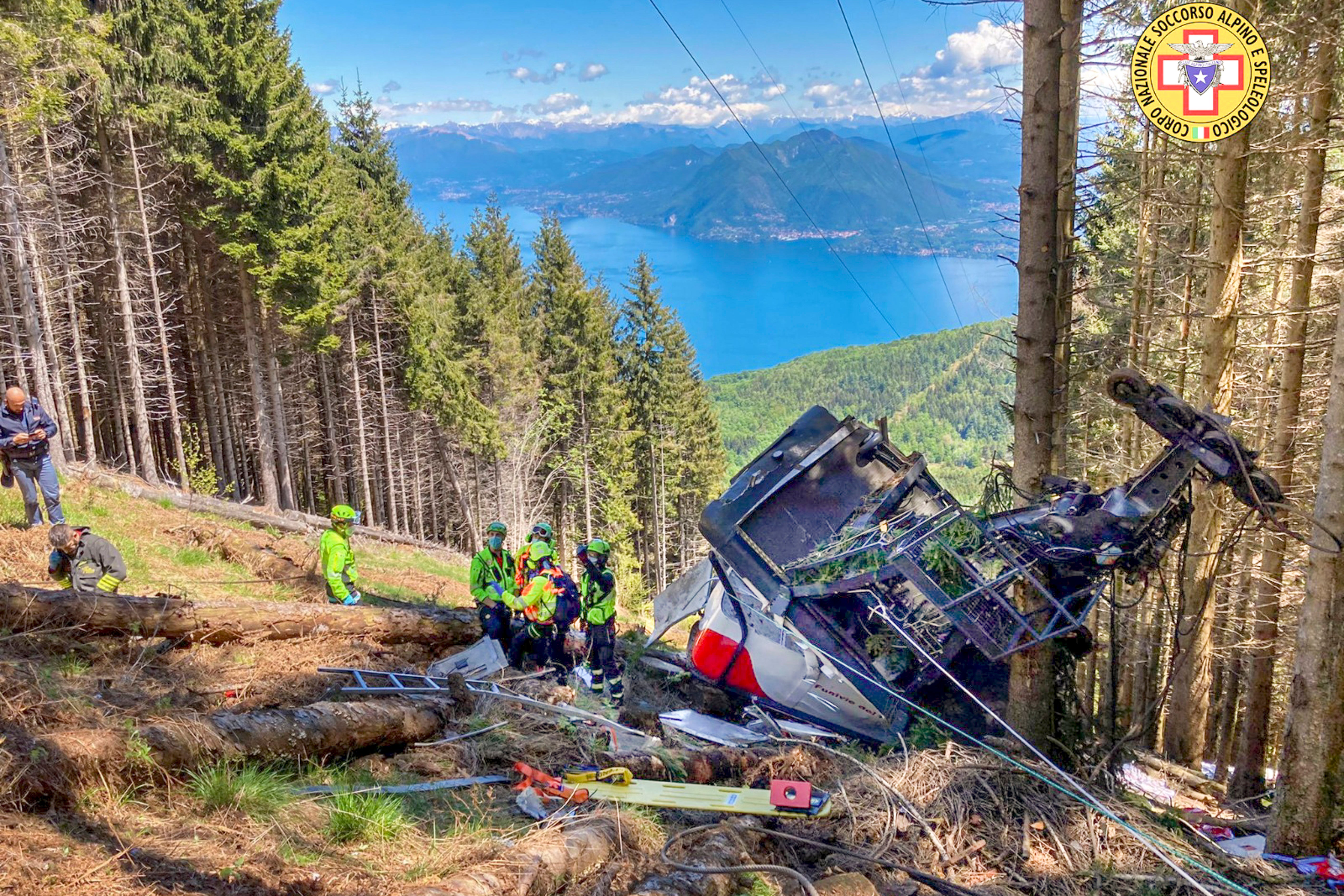 APTOPIX Italy Cable Car Deaths