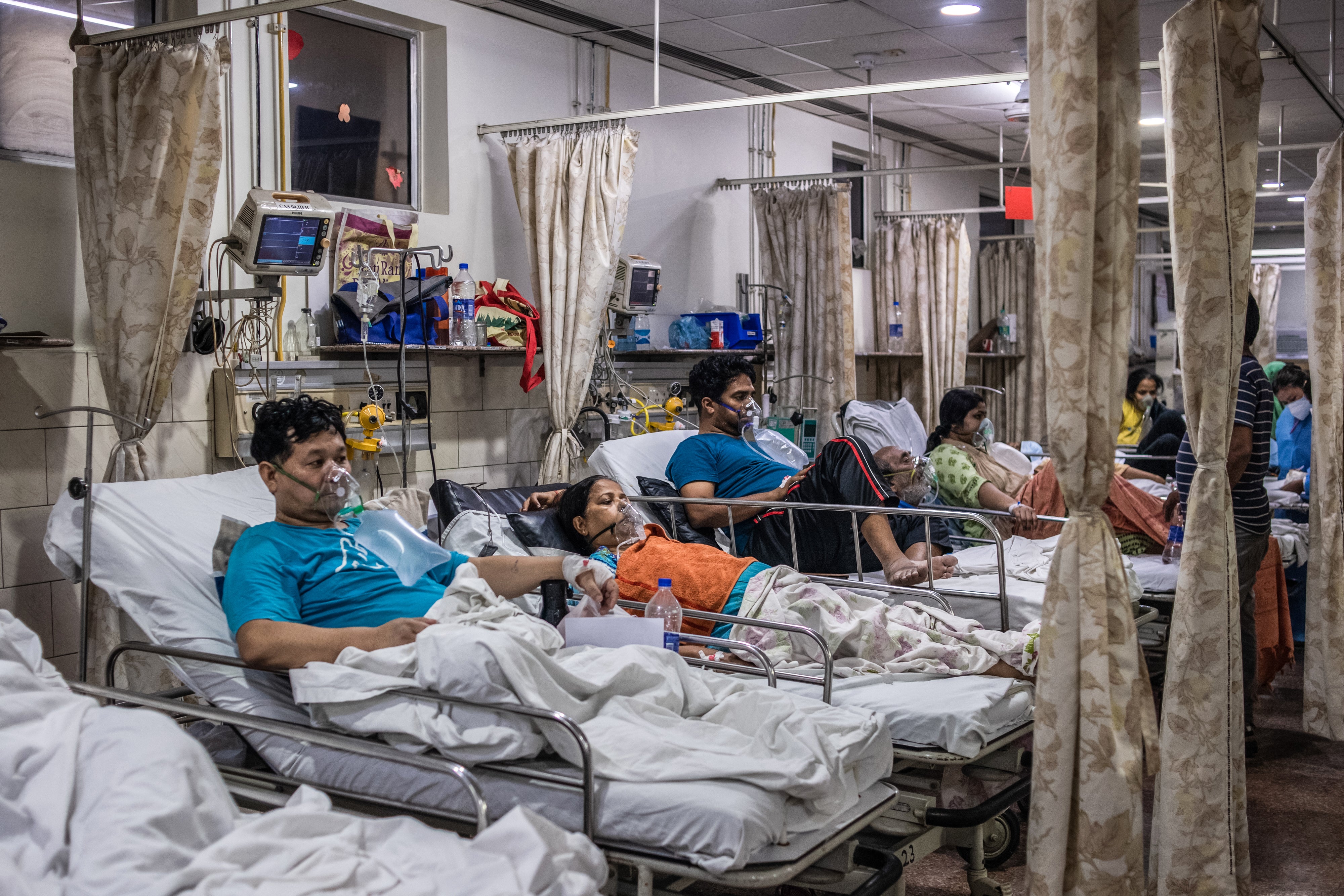 A Covid surge in India has devastated the country’s healthcare system