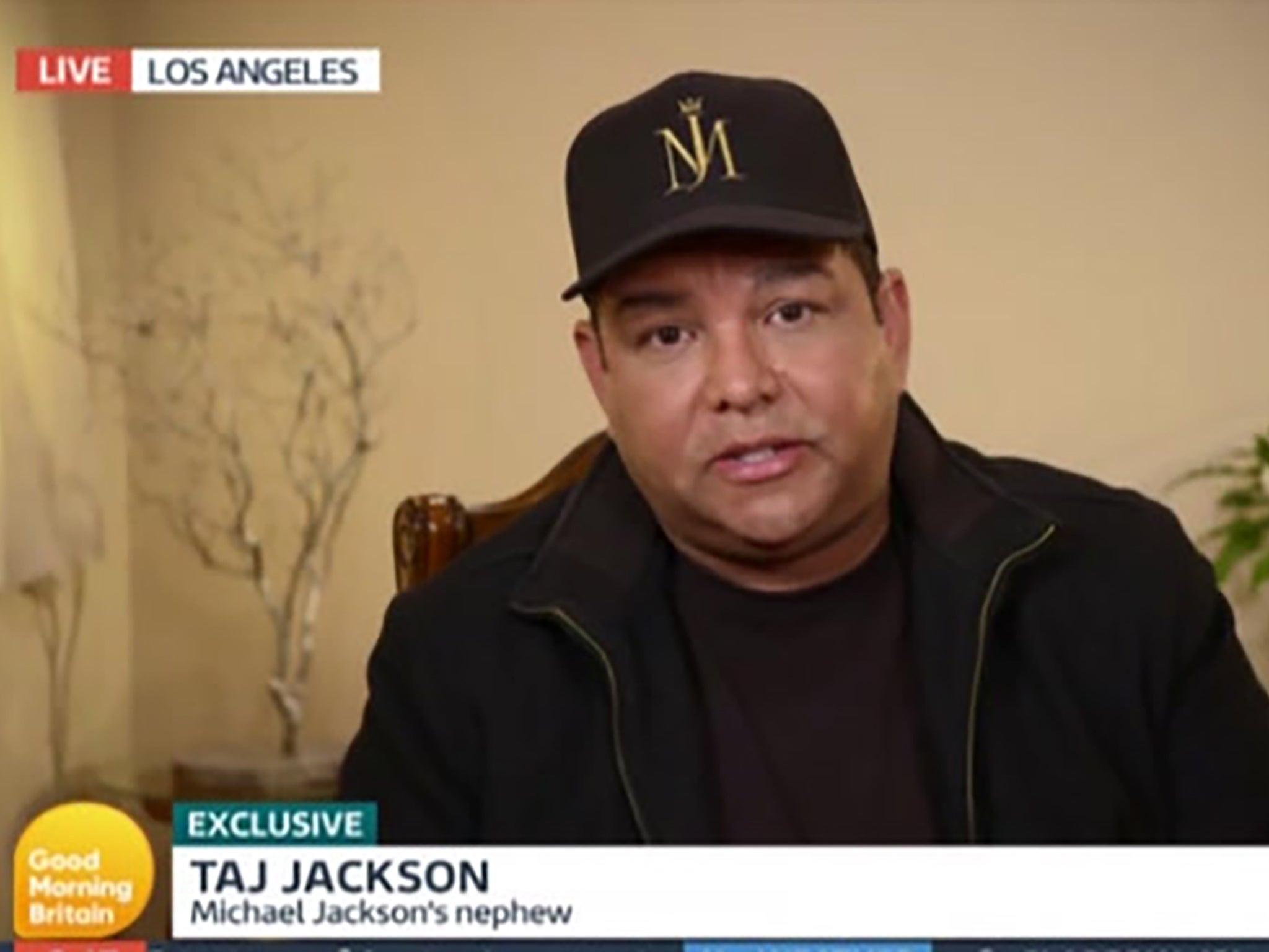 Taj Jackson on Good Morning Britain on Monday (24 May)