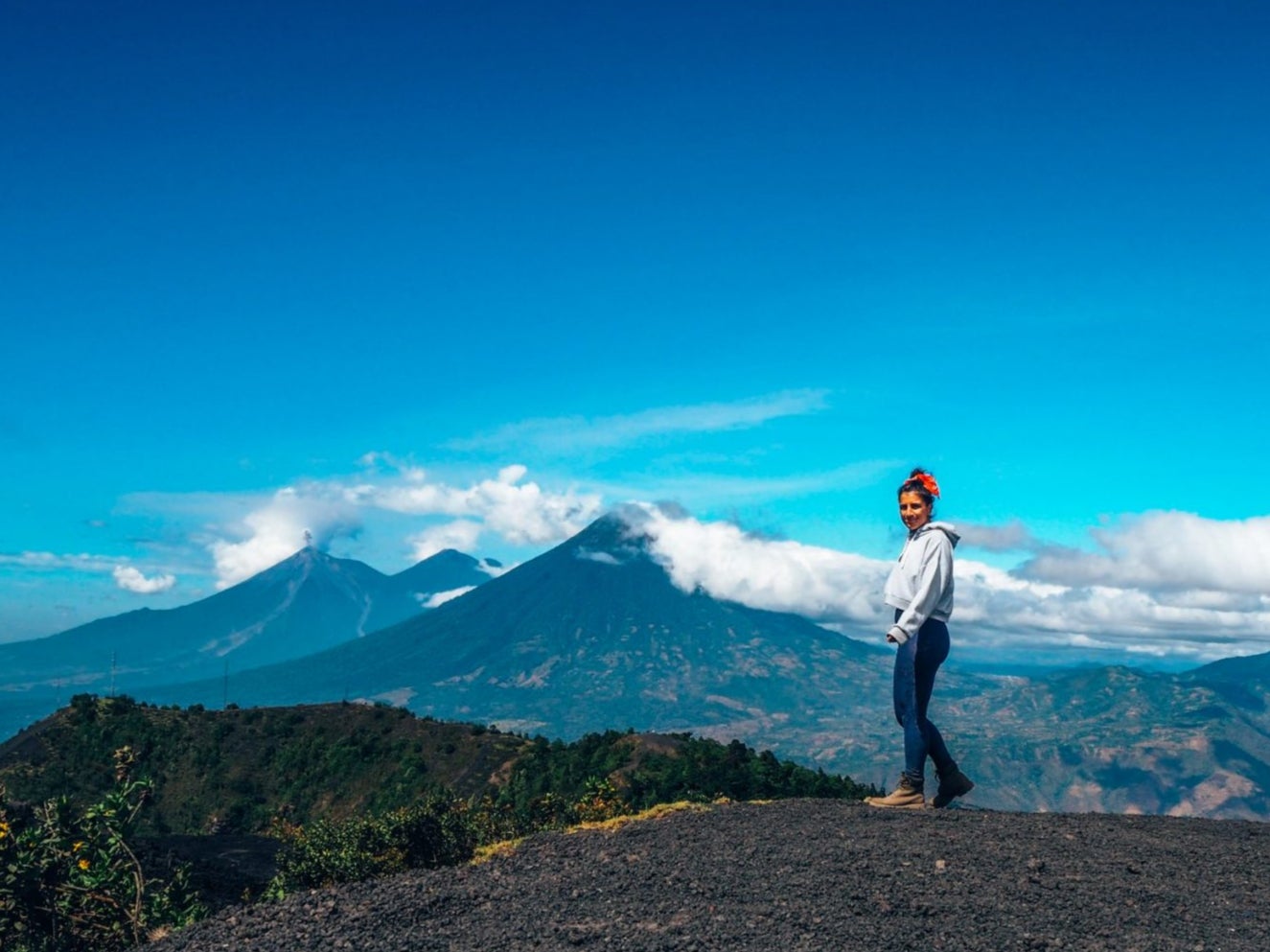 Lucy Ruthnum in Guatemala – but working in New Zealand is now out