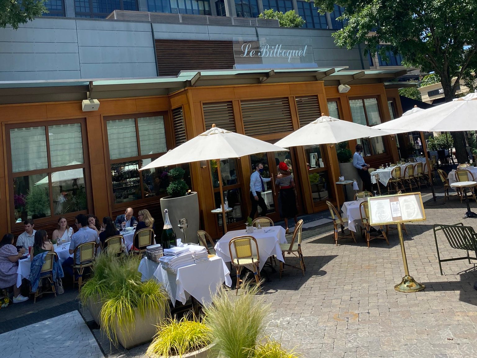 Former NBA player Dominique Wilkins was turned away from Atlanta bistro Le Bilboquet