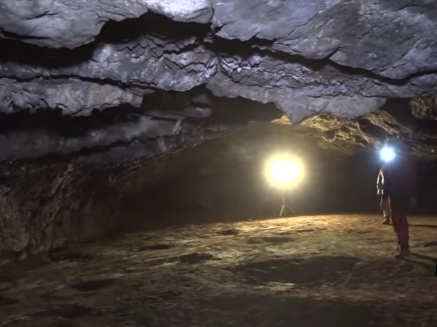 A lava cave discovered by a homeowner in Oregon